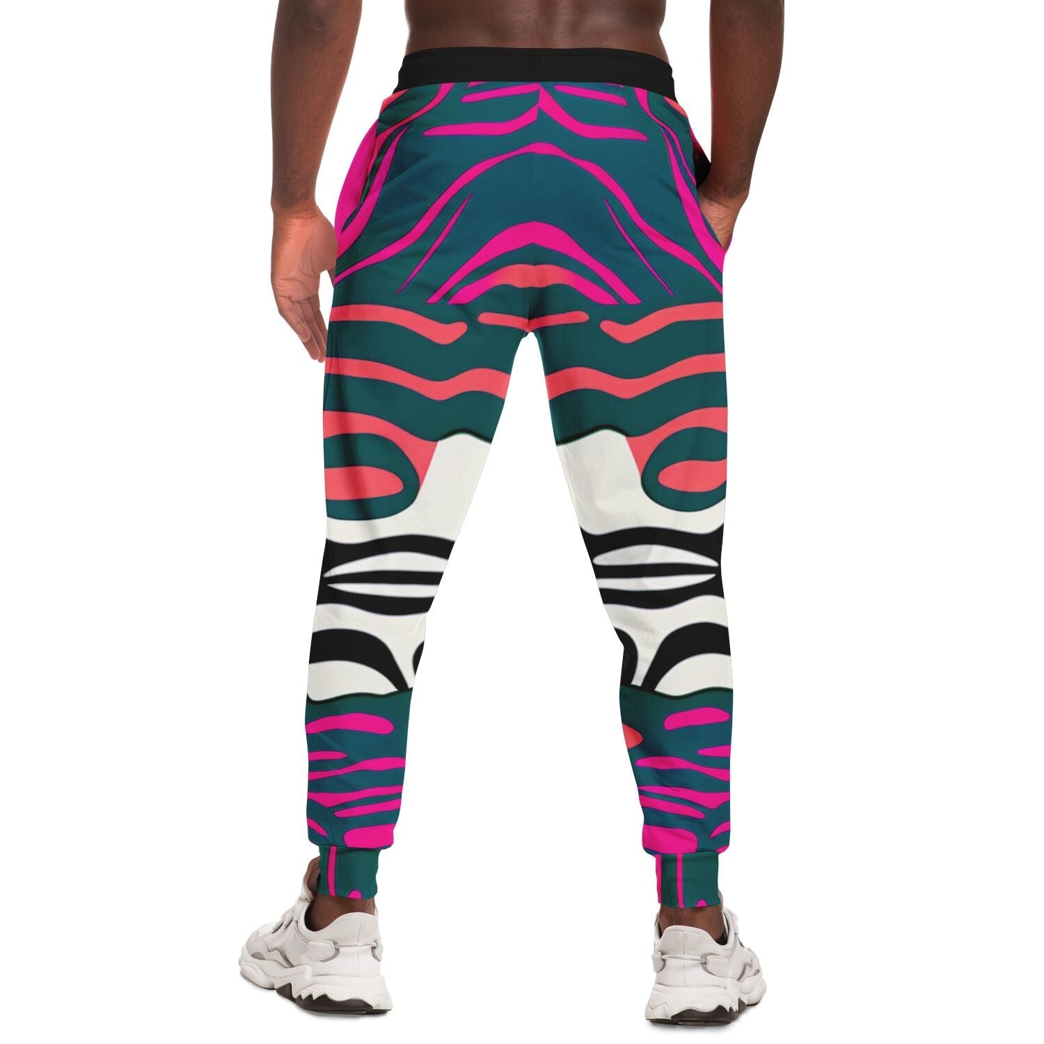 Electrified Zebra Eco-Poly Unisex Joggers