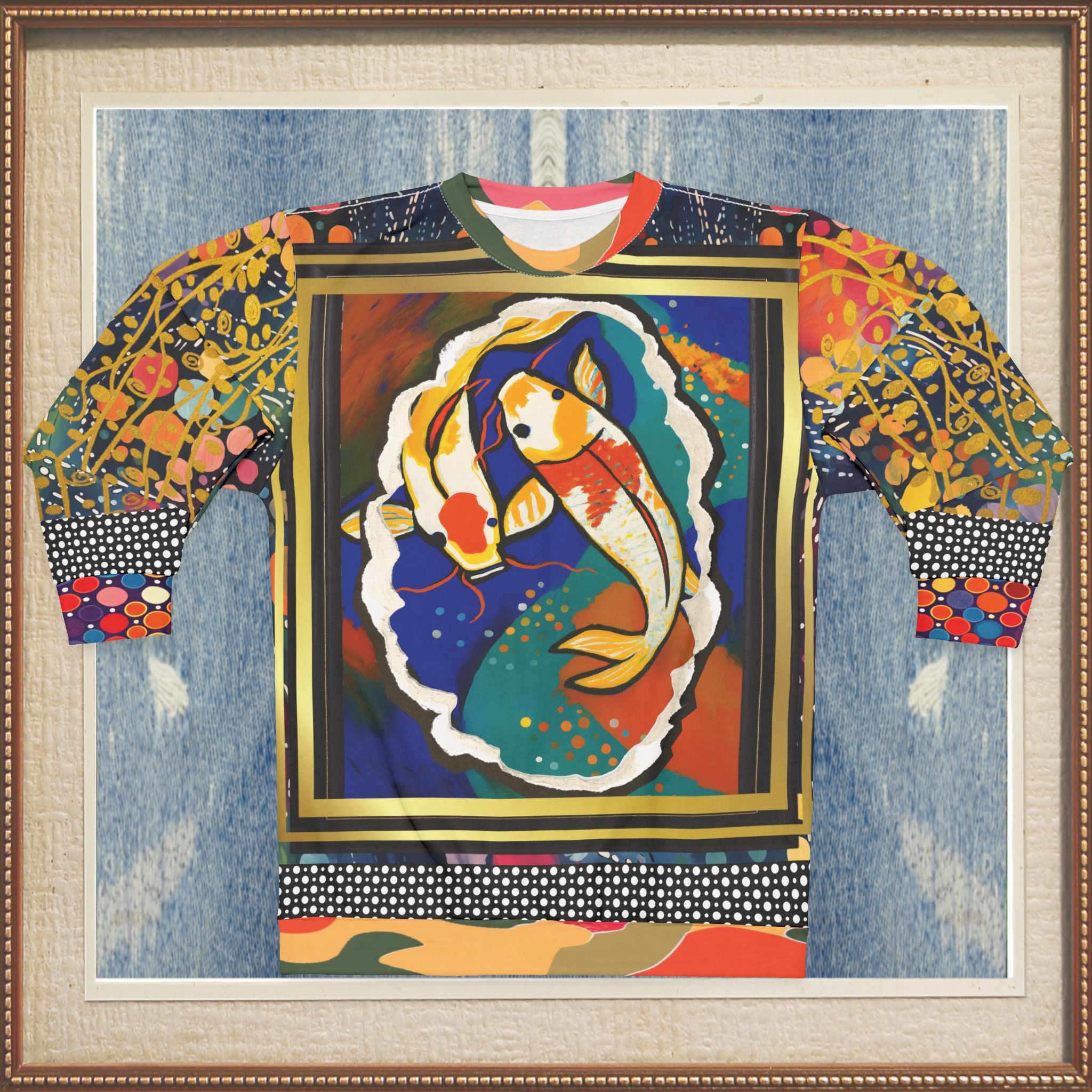 One Koi Two Koi - Best of Luck Picture Art Unisex Sweatshirt (Gold Label)