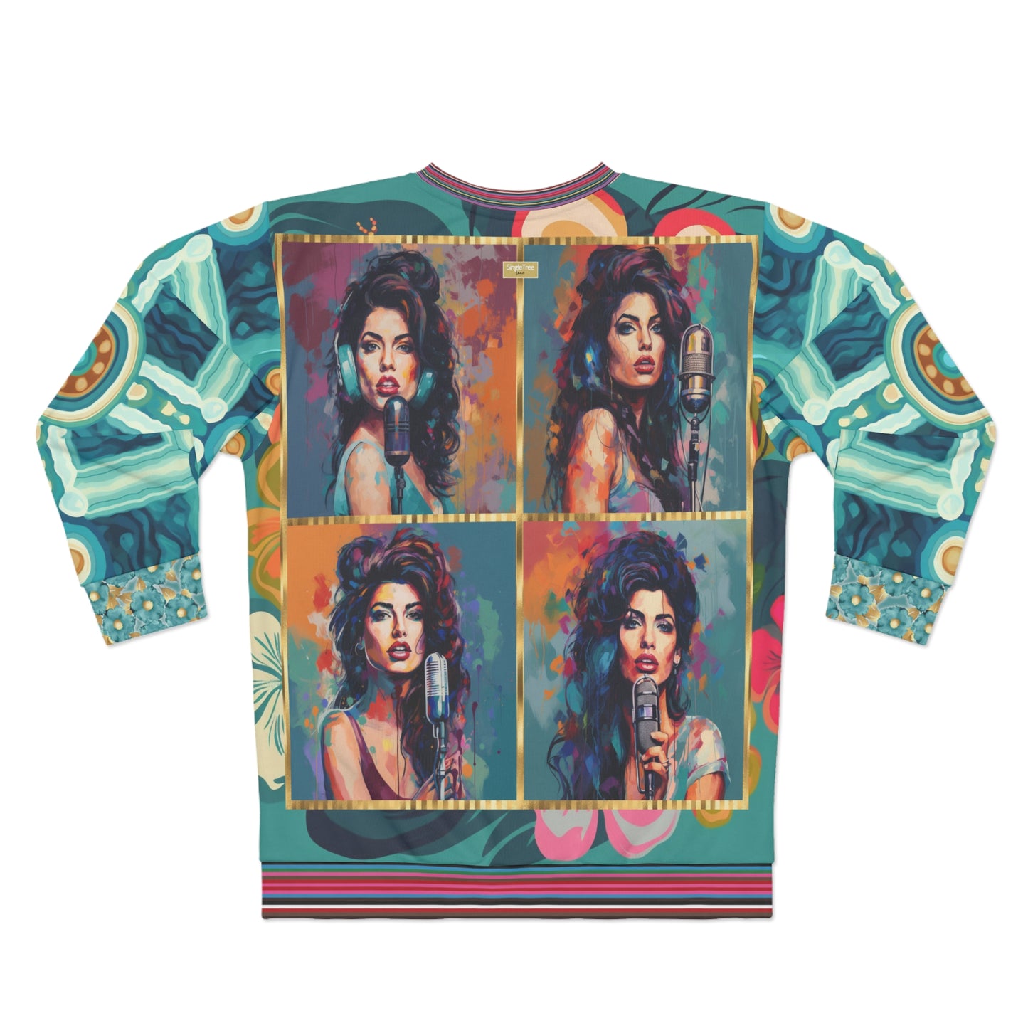 The Studio Singer Colorblock Quadriptych Unisex Sweatshirt