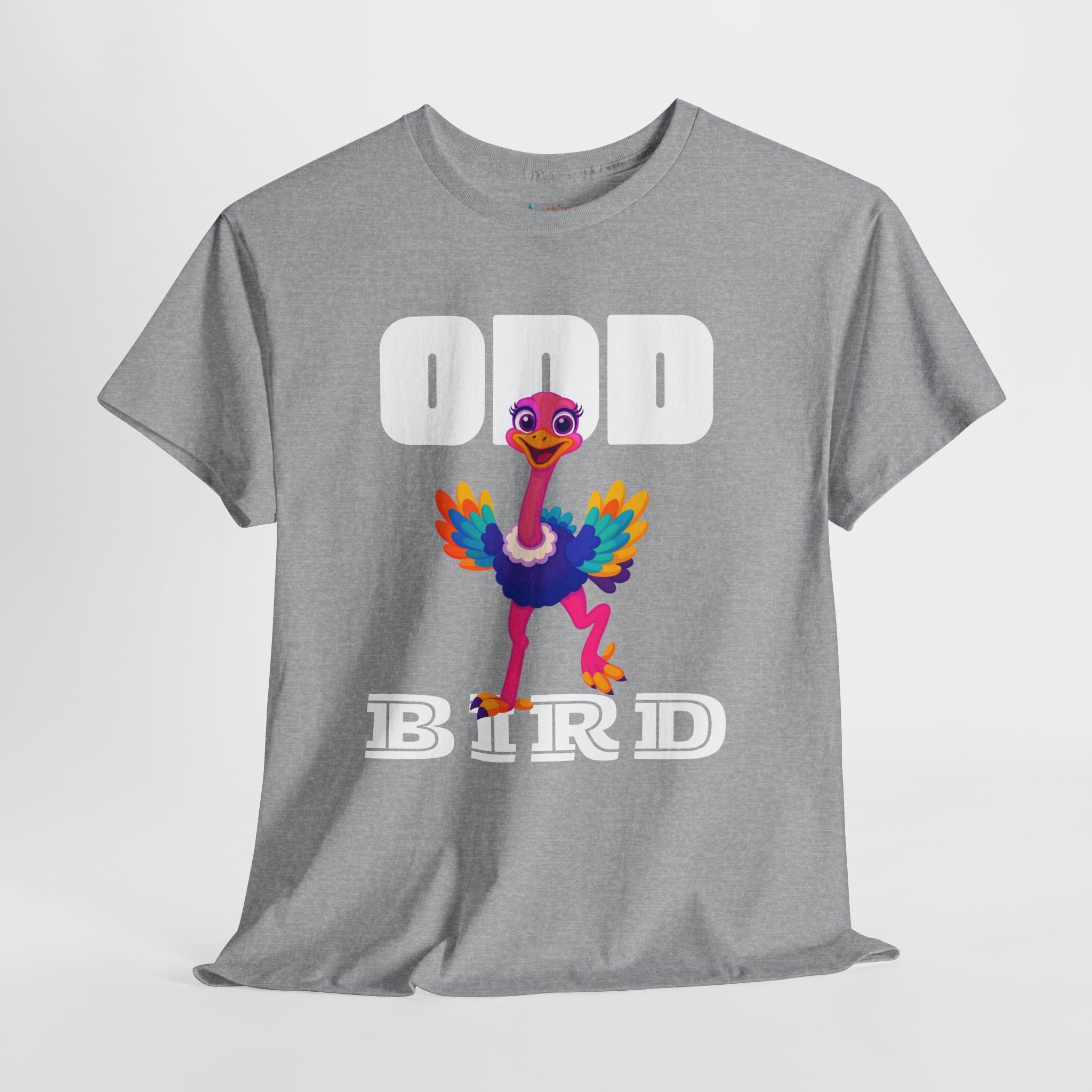 Colorful Odd Bird Heavyweight Unisex Tee