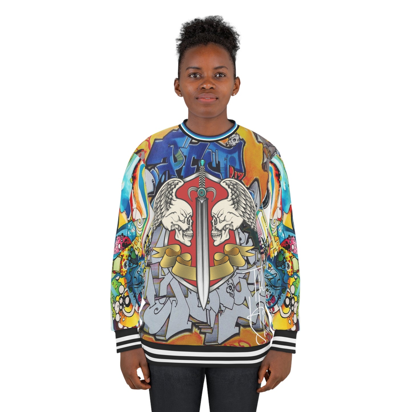 Valkyrie Graffiti Unisex Sweatshirt