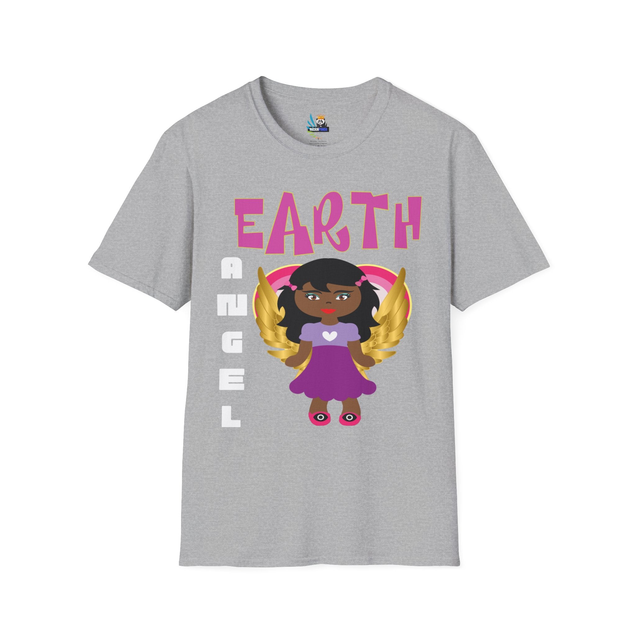 Earth Angel Black Girl Magic Unisex Softstyle T-Shirt
