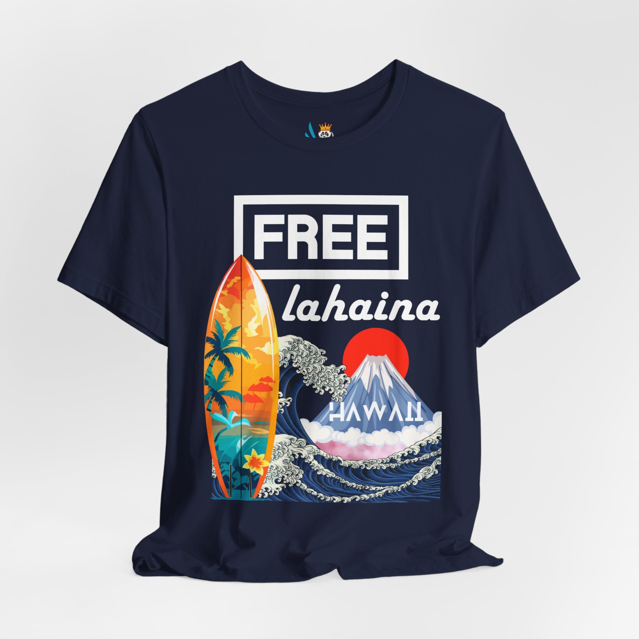 Free Lahaina Hawaii Short Sleeve Unisex Tee