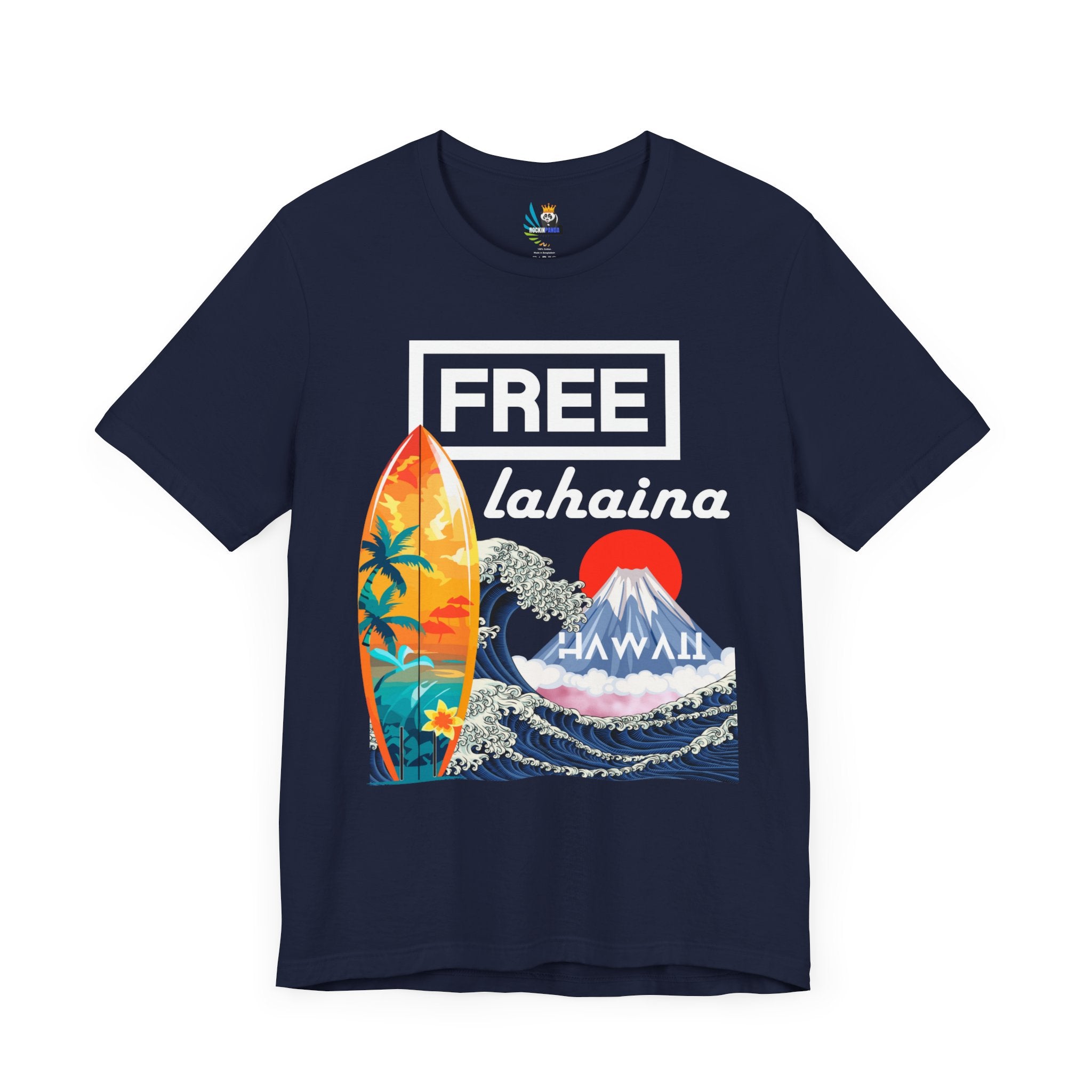 Free Lahaina Hawaii Short Sleeve Unisex Tee
