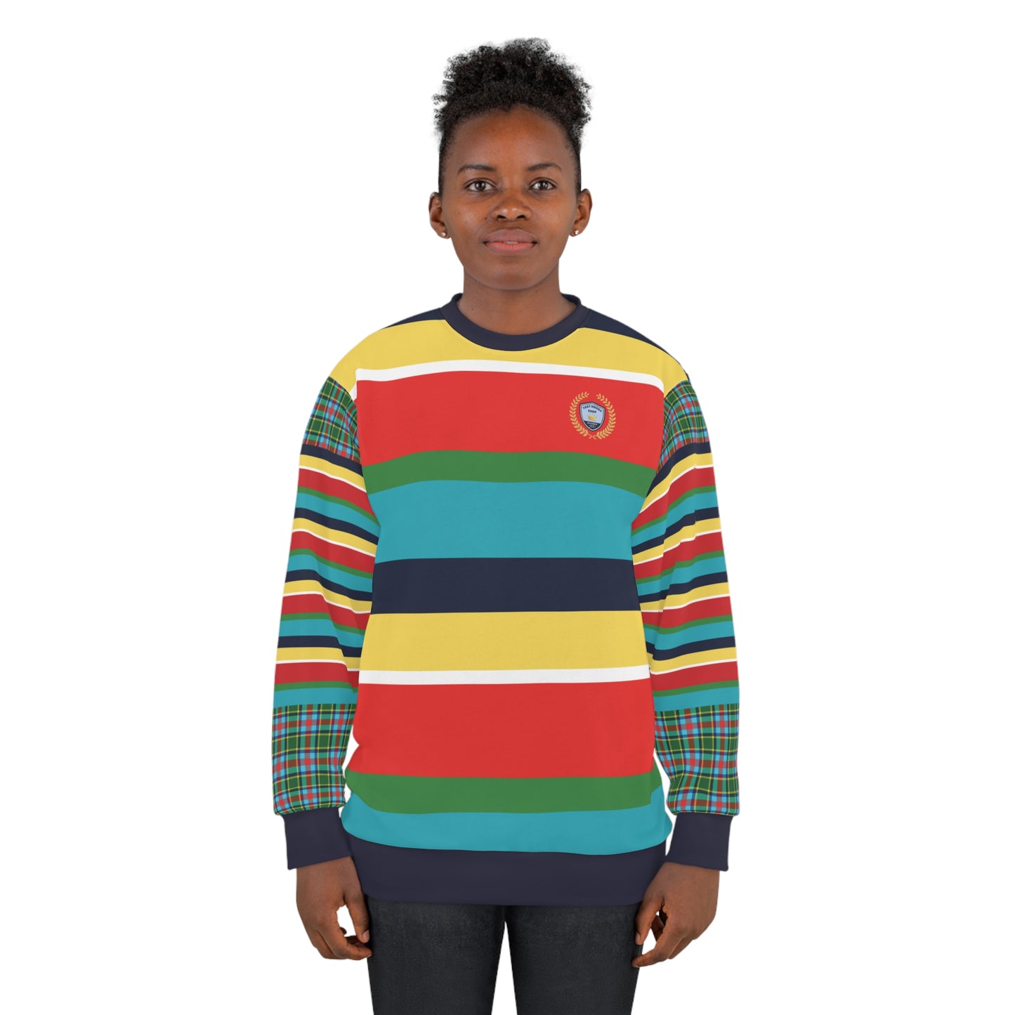 Cowboy Cardigan Rugby Stripe Unisex Sweatshirt