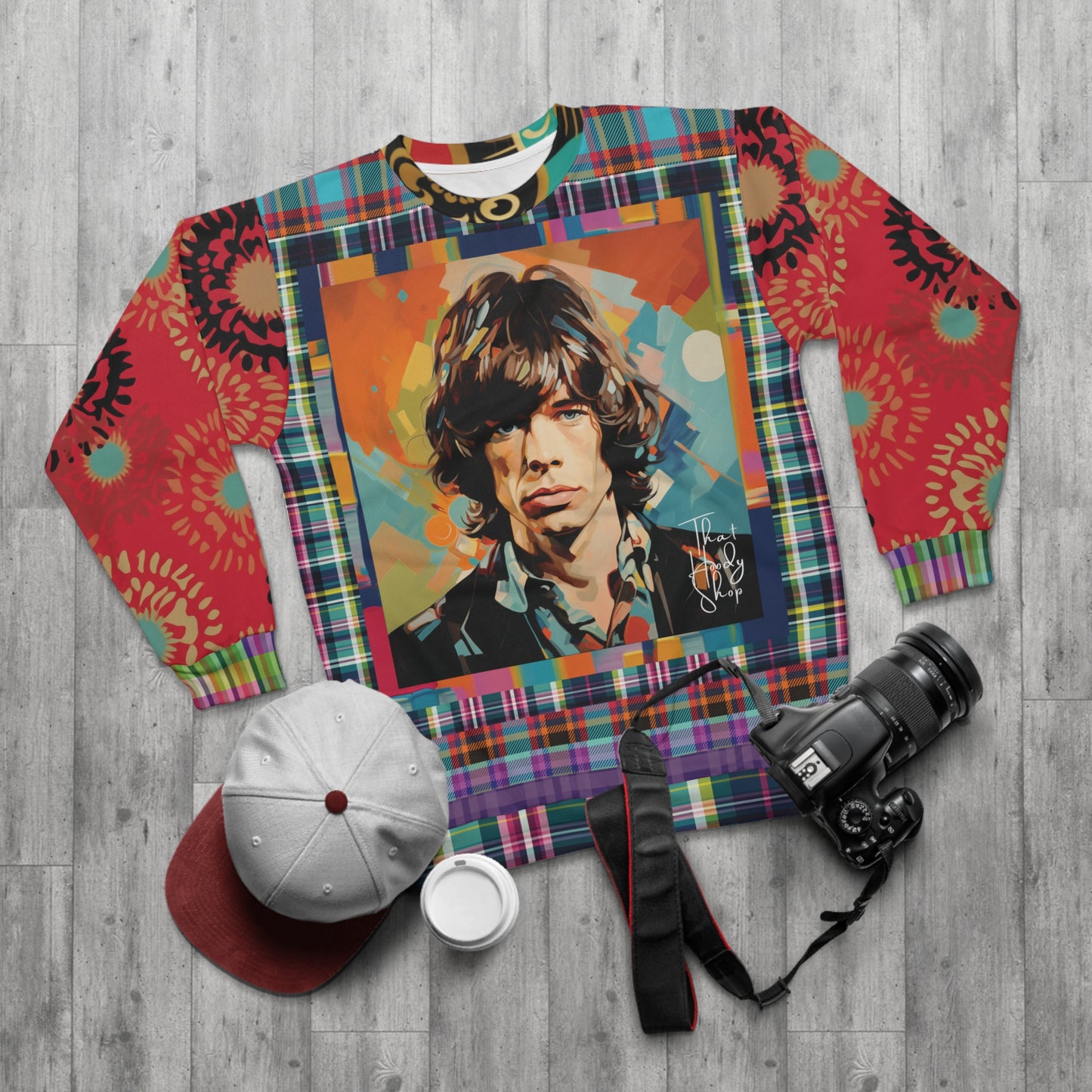 Rockstar of the Ages Pop Art Unisex Sweatshirt