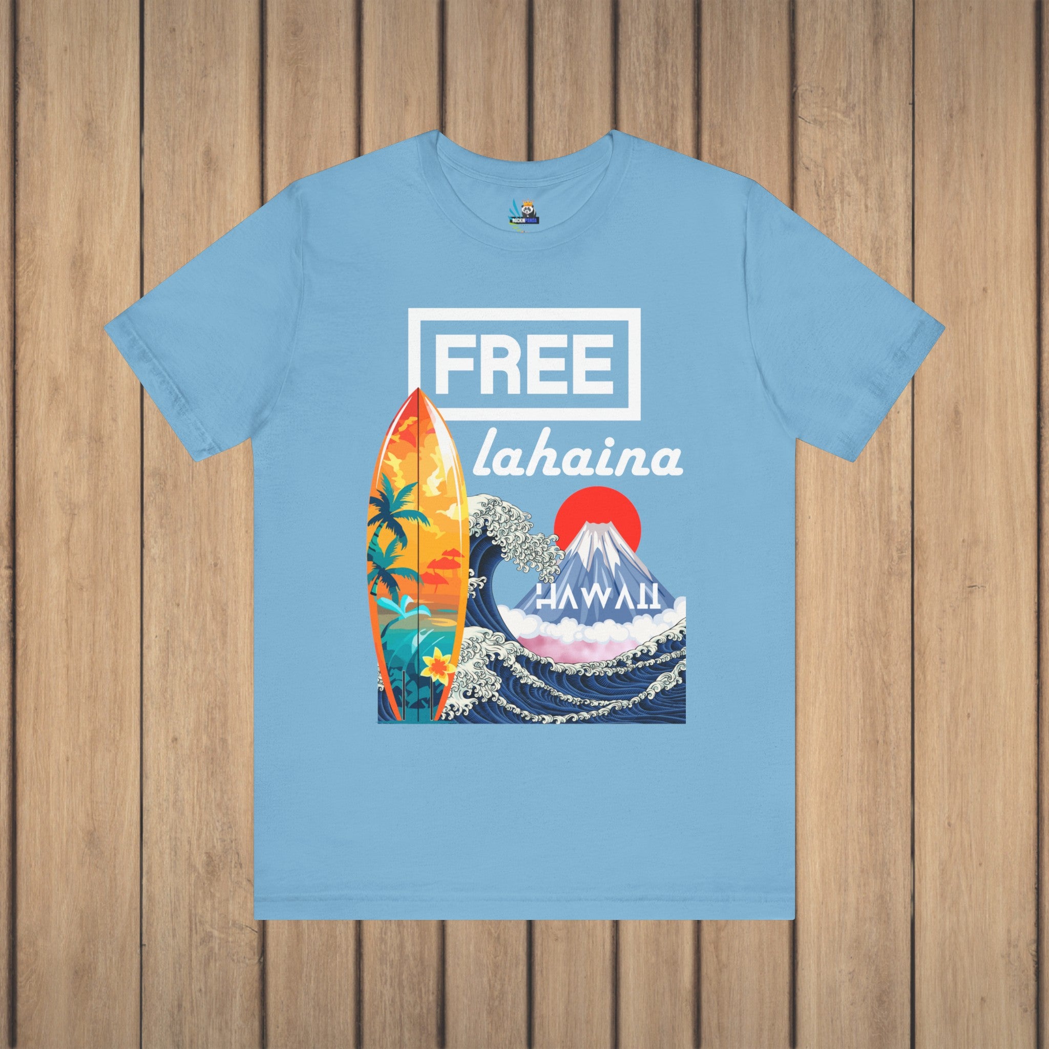 Free Lahaina Hawaii Short Sleeve Unisex Tee