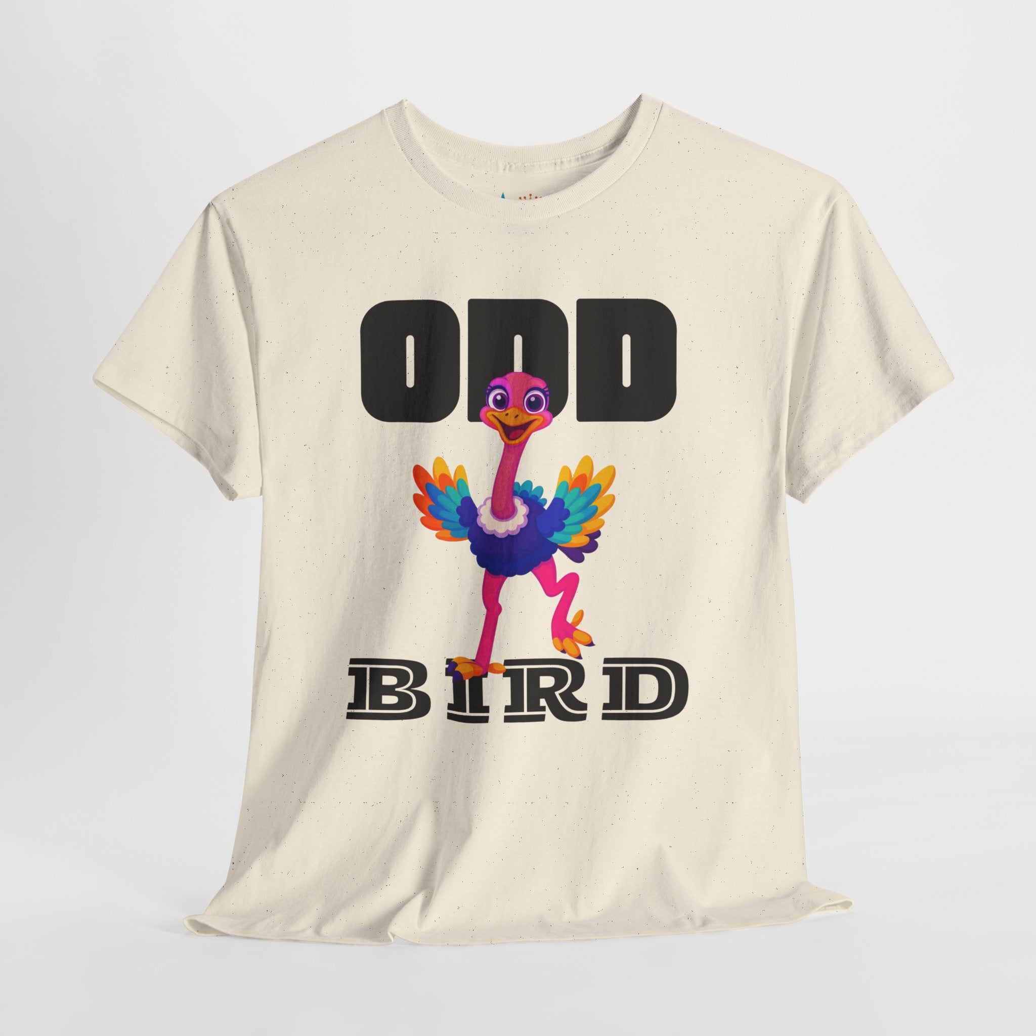 Colorful Odd Bird Heavyweight Unisex Tee