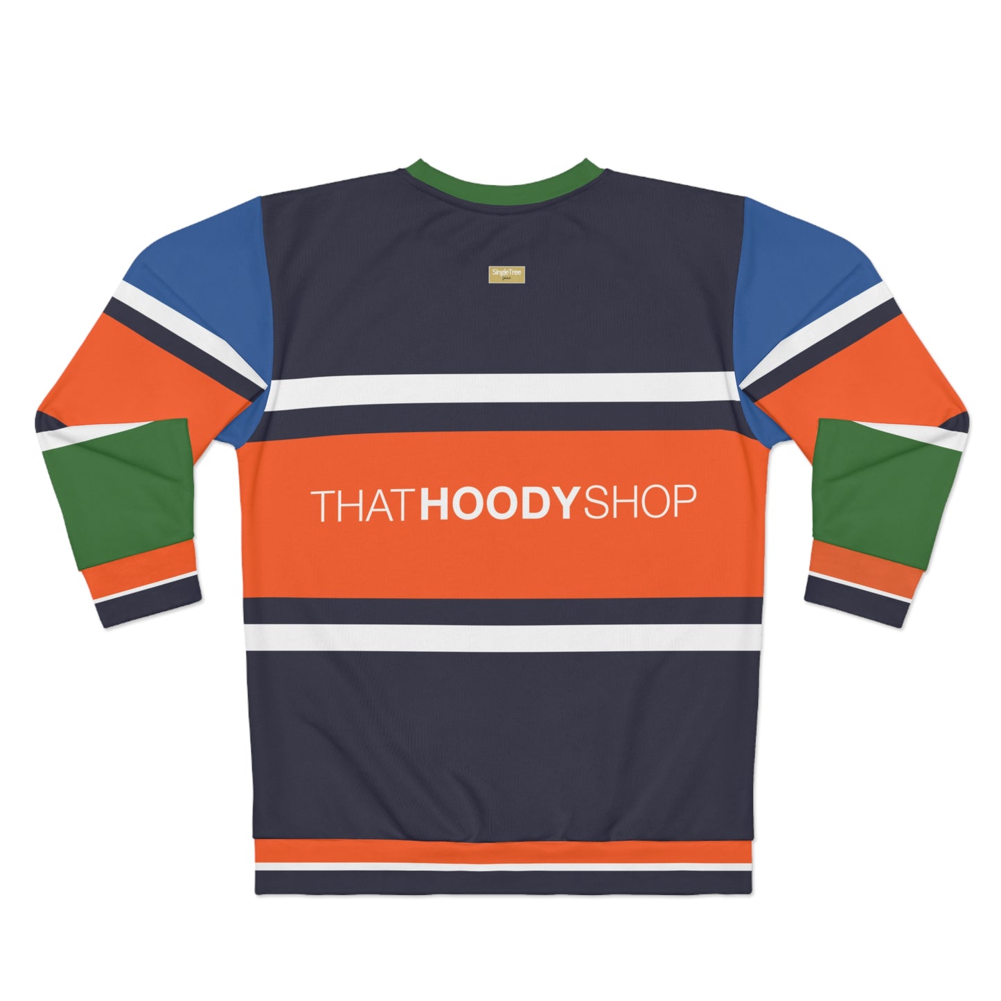 Blue Lagoon Barbarian Rugby Stripe Unisex Sweatshirt
