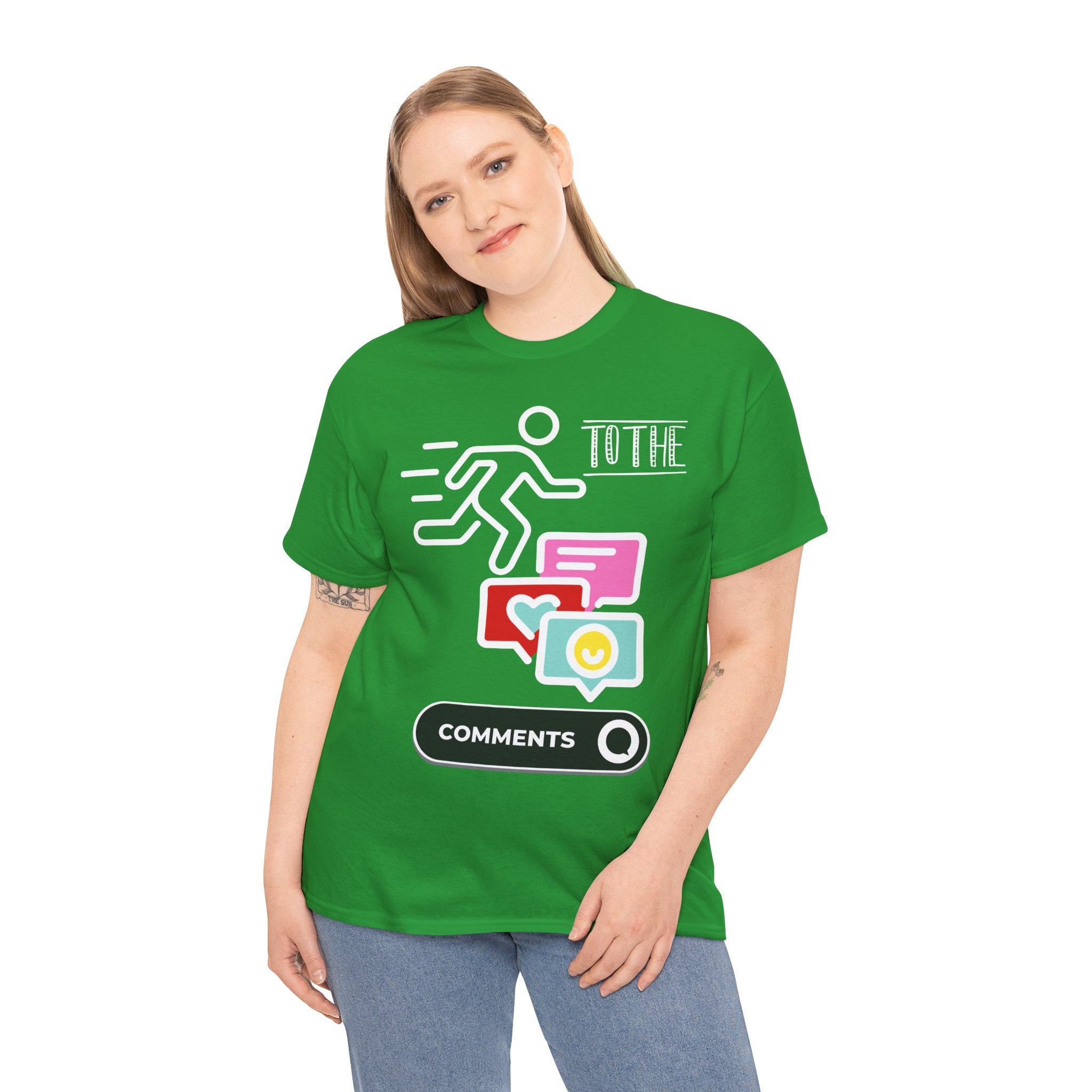 Straight to the Comments Heavyweight Unisex Tee