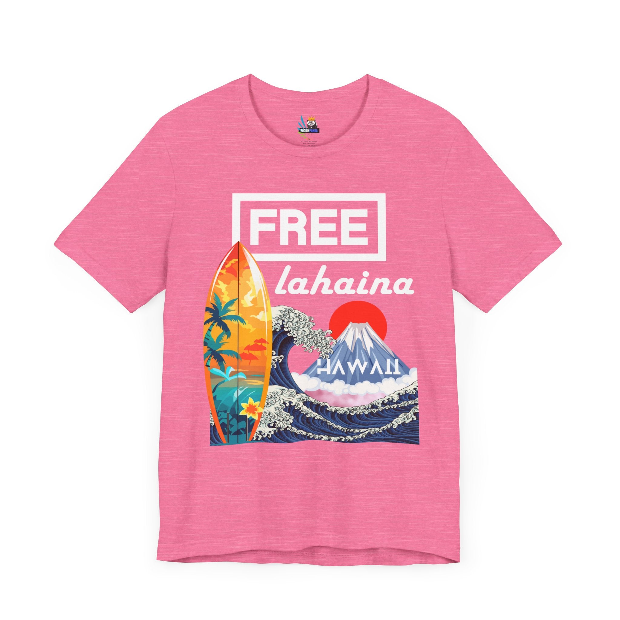 Free Lahaina Hawaii Short Sleeve Unisex Tee