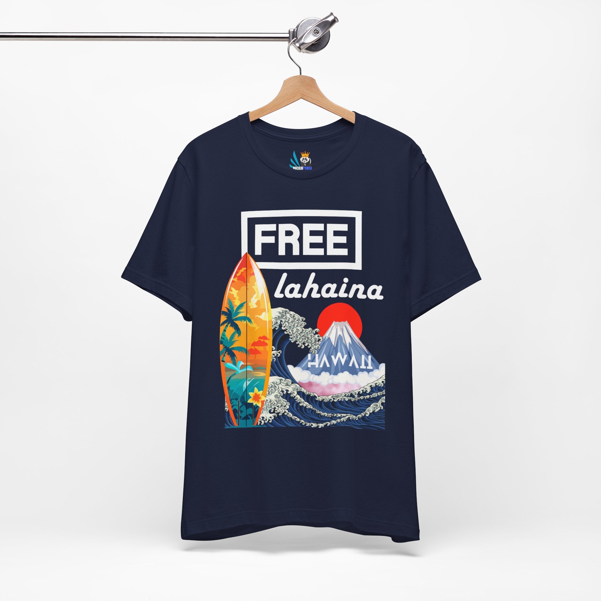Free Lahaina Hawaii Short Sleeve Unisex Tee