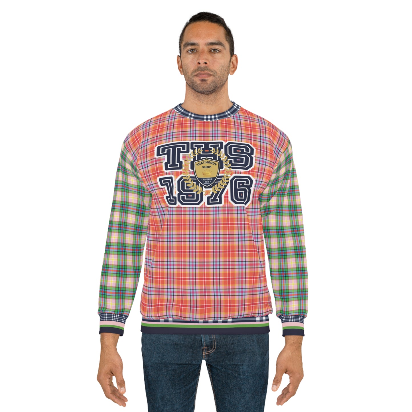 THS 1976 Wheat Wreath Badge Unisex Sweatshirt