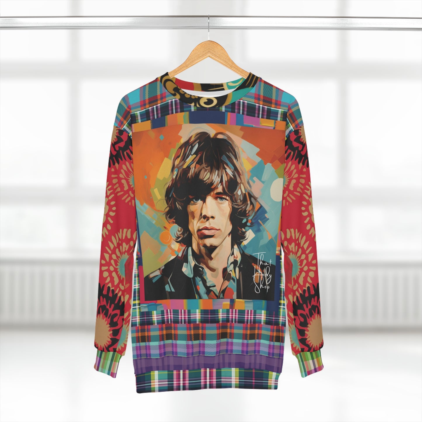 Rockstar of the Ages Pop Art Unisex Sweatshirt