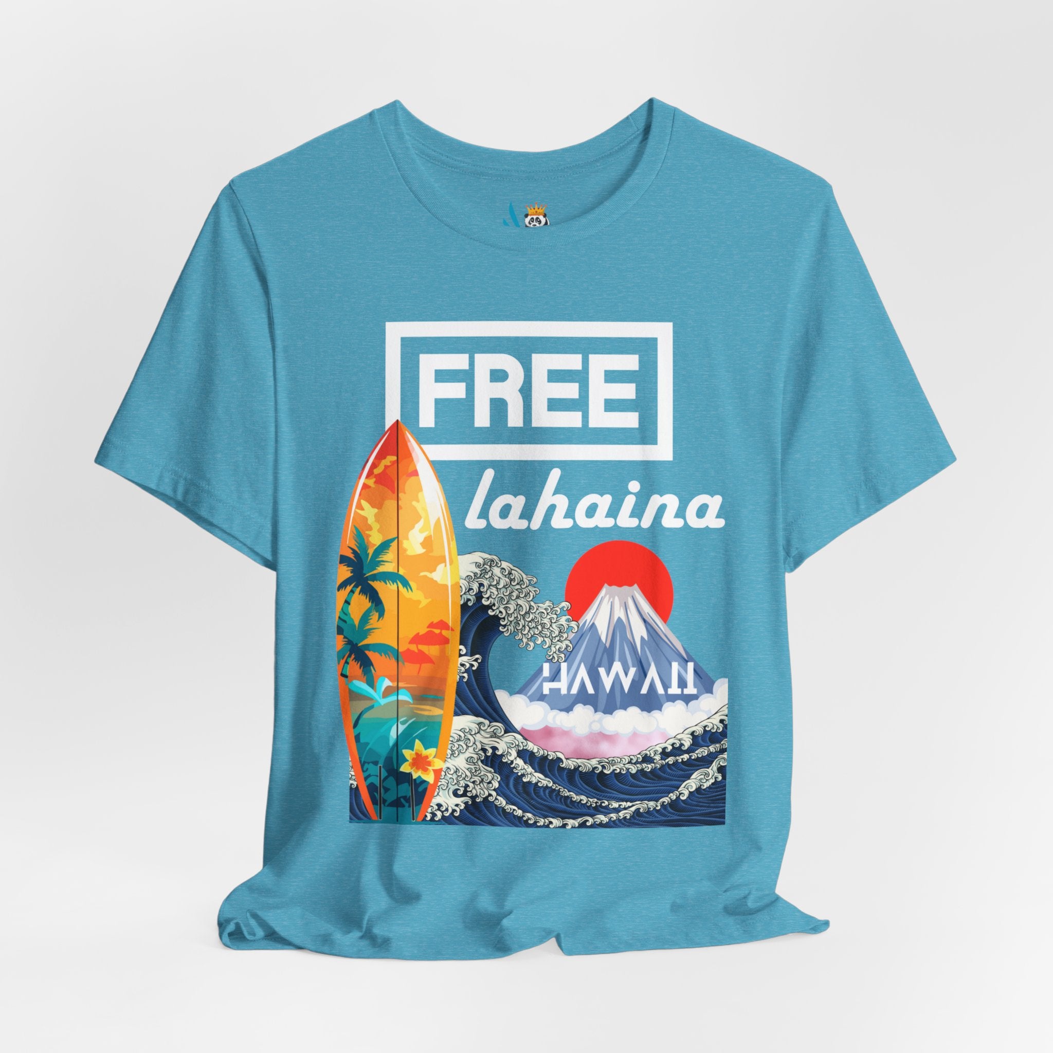Free Lahaina Hawaii Short Sleeve Unisex Tee