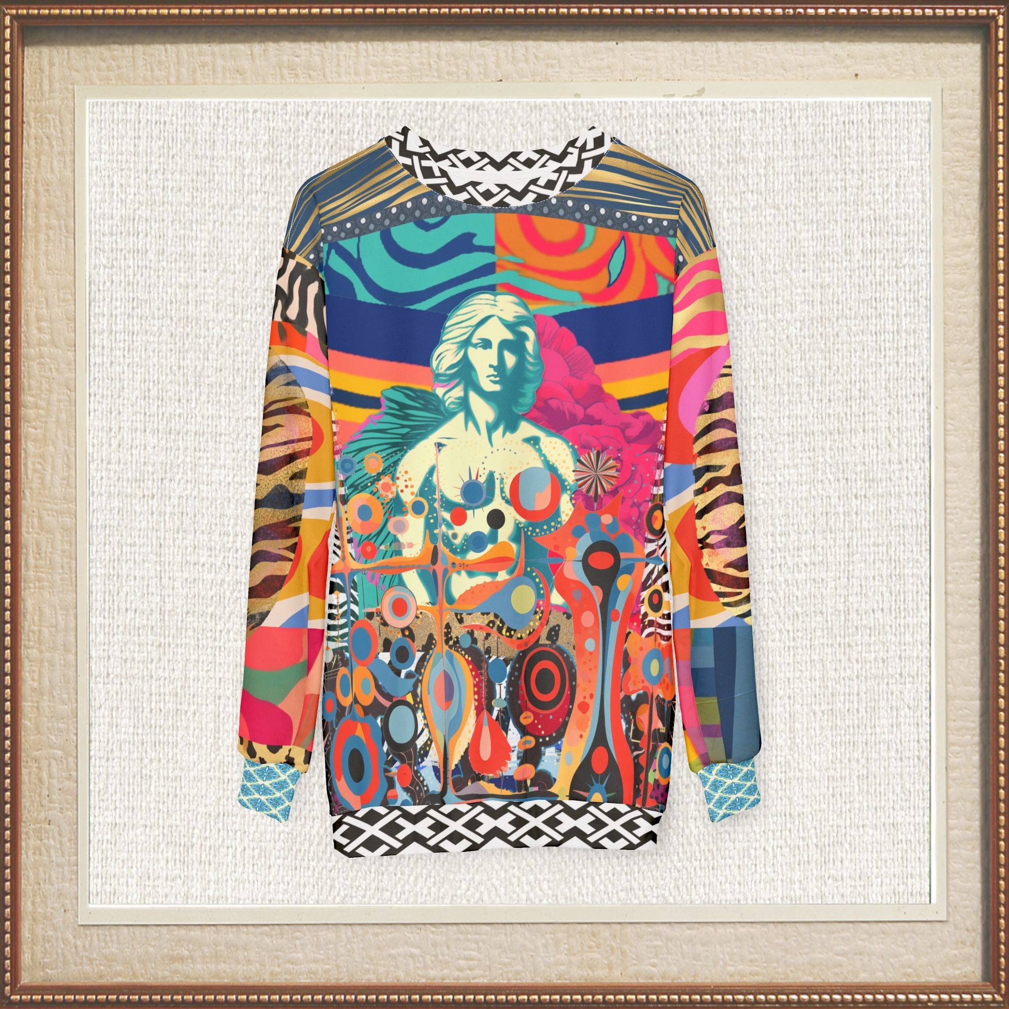 Angel on a Rampage Pop Art Unisex Sweatshirt (Gold Label)