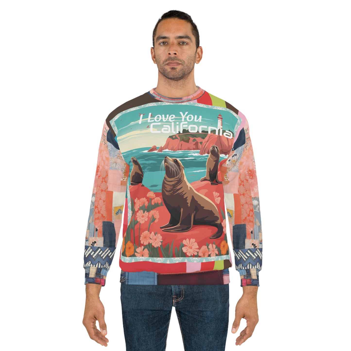 I Love You California - Pigeon Point Norcal Sea Lions Unisex Sweatshirt