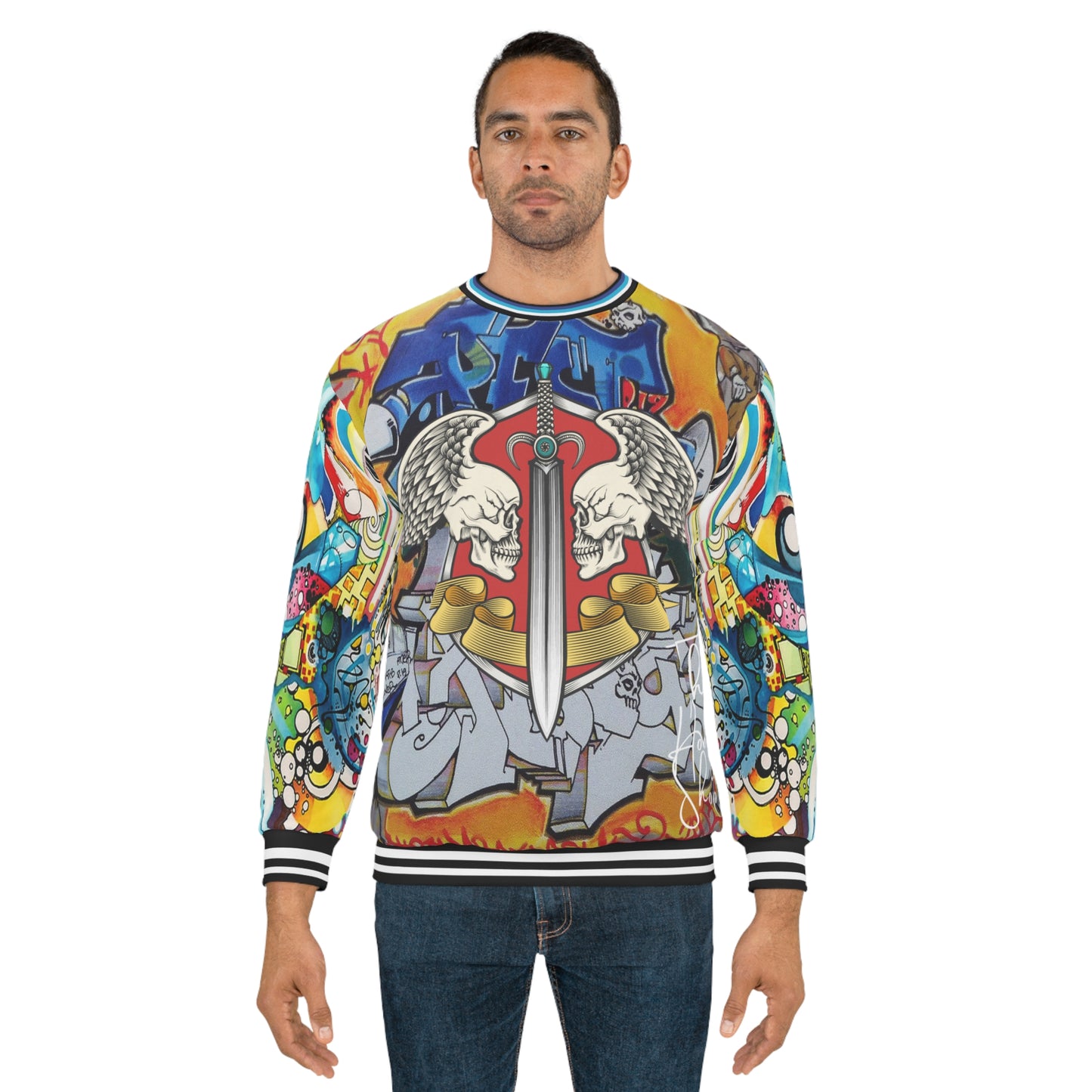 Valkyrie Graffiti Unisex Sweatshirt
