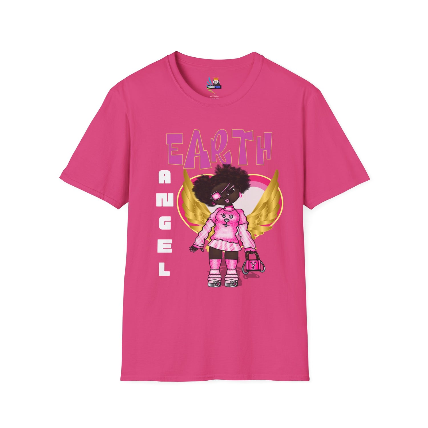 Earth Angel Natural Hair Unisex Softstyle T-Shirt