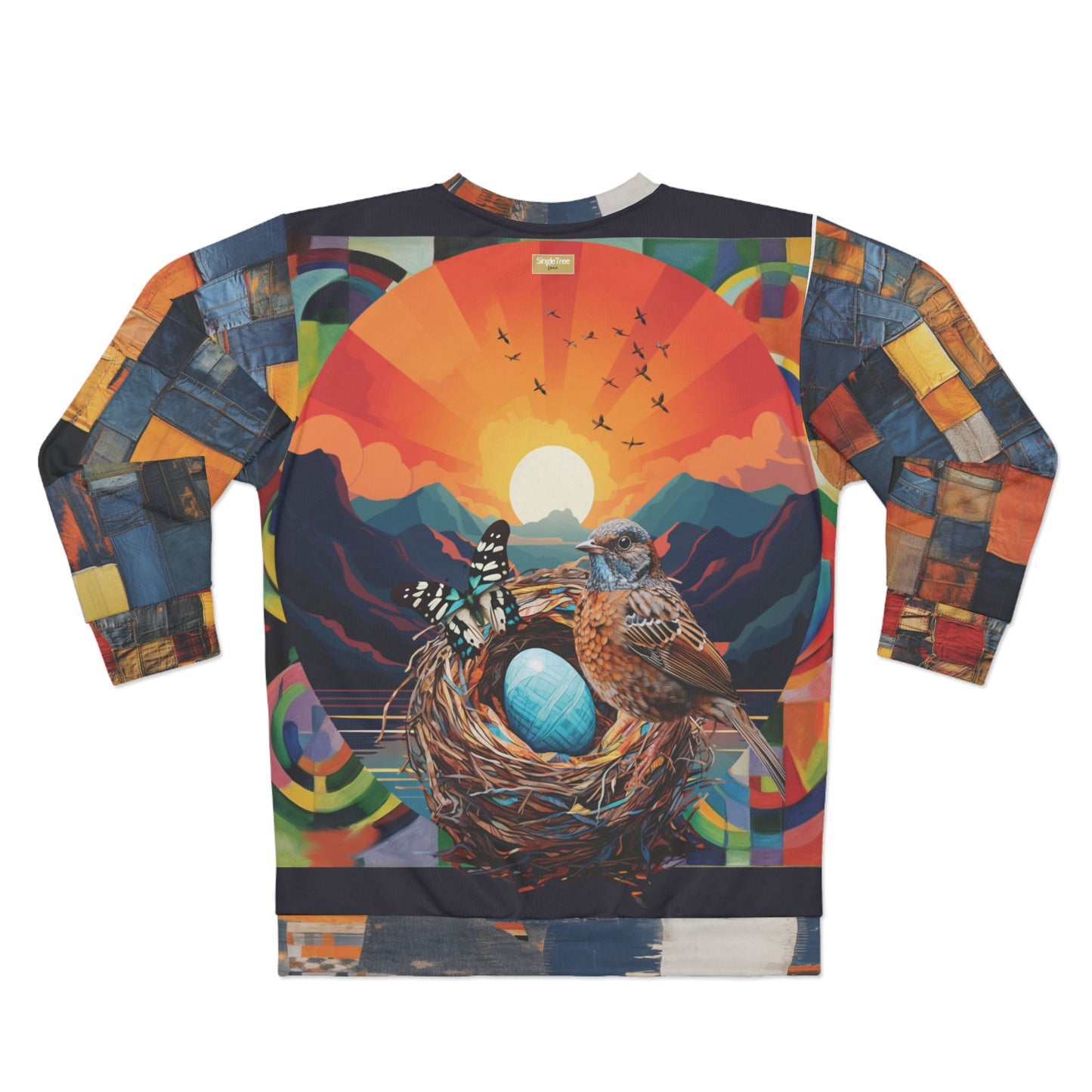 A Mother's Love in Nature Print Unisex Sweatshirt