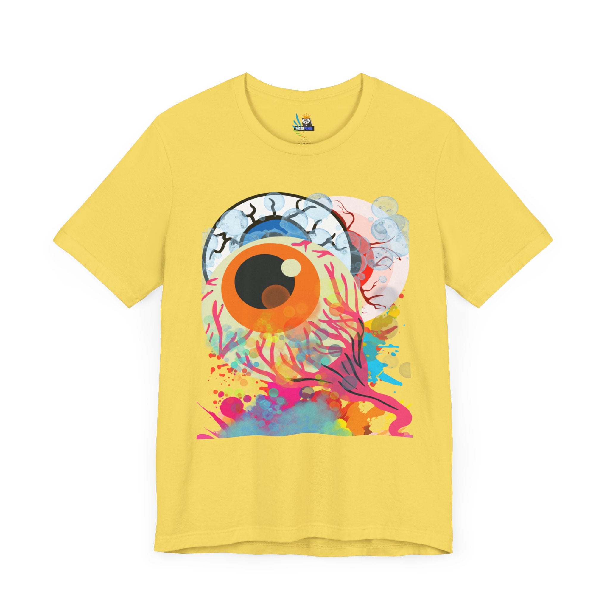 Eyes in Abstract Unisex Short Sleeve Tee