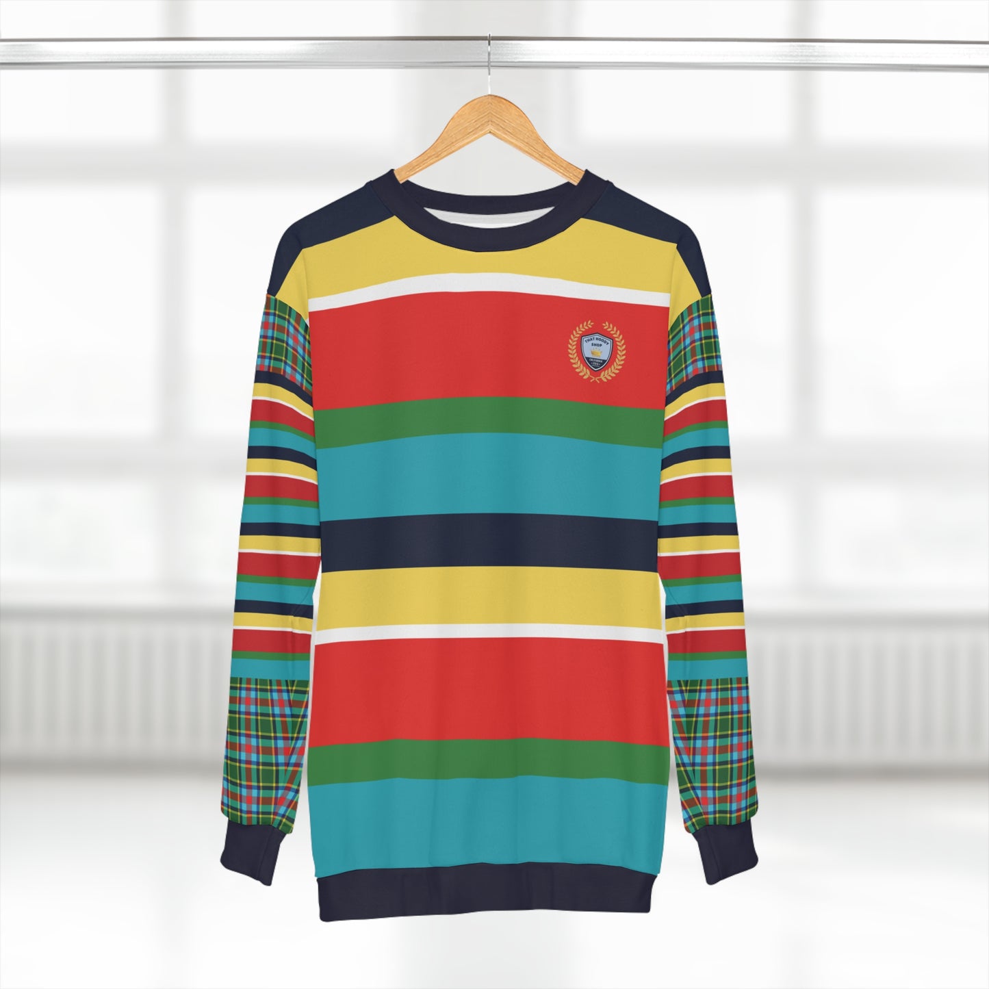 Cowboy Cardigan Rugby Stripe Unisex Sweatshirt