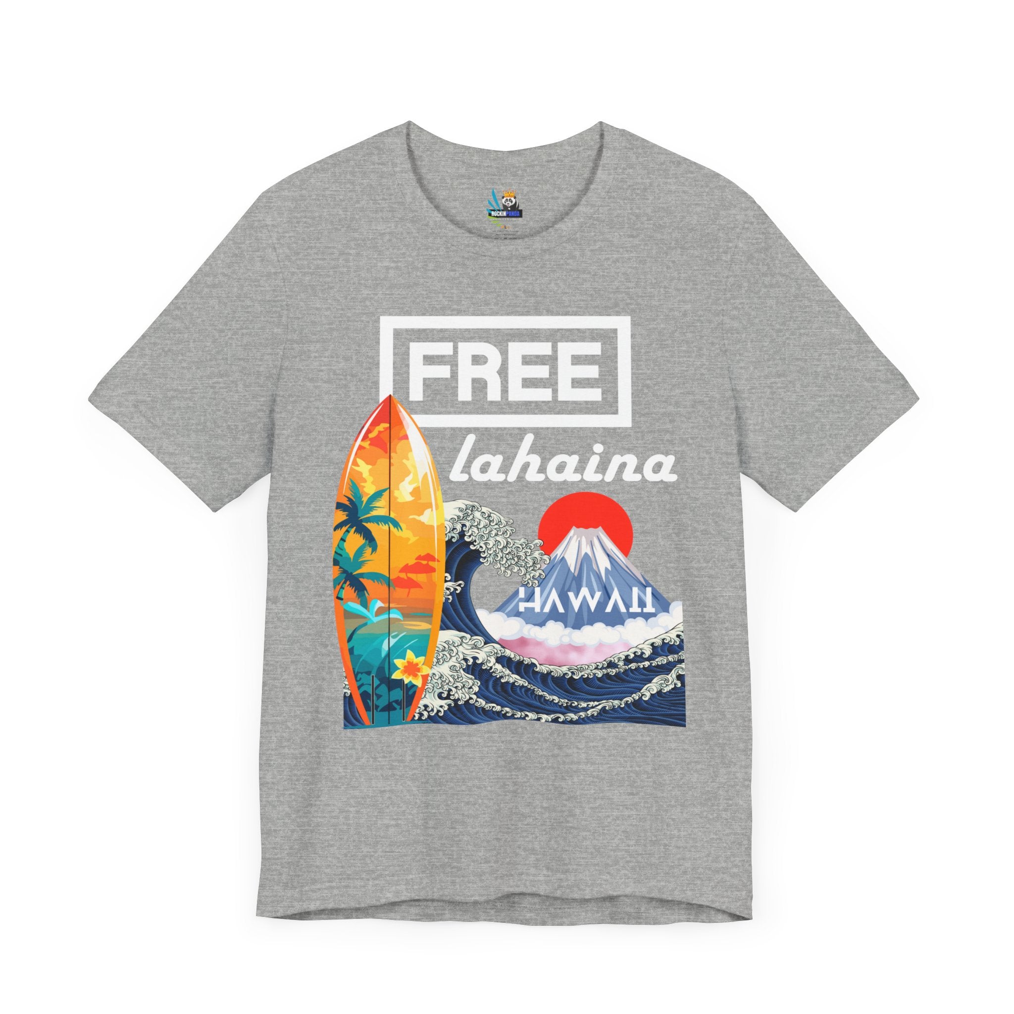 Free Lahaina Hawaii Short Sleeve Unisex Tee