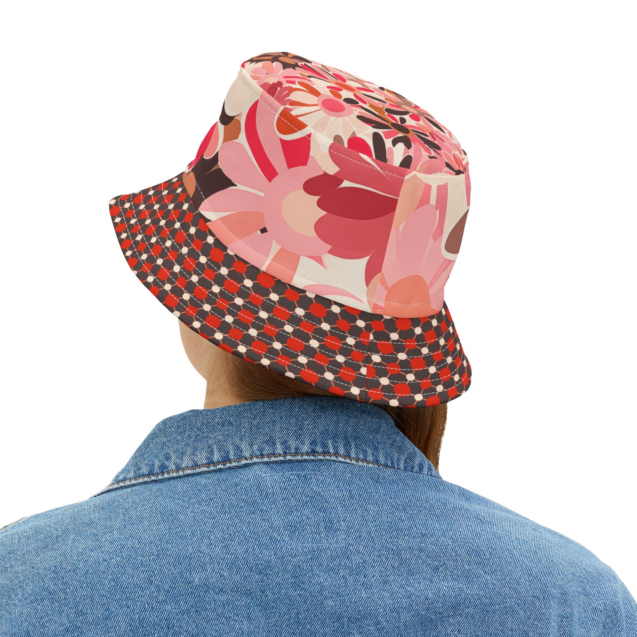 Sorbet & Spice Flower Power Vibrant Bucket Hat