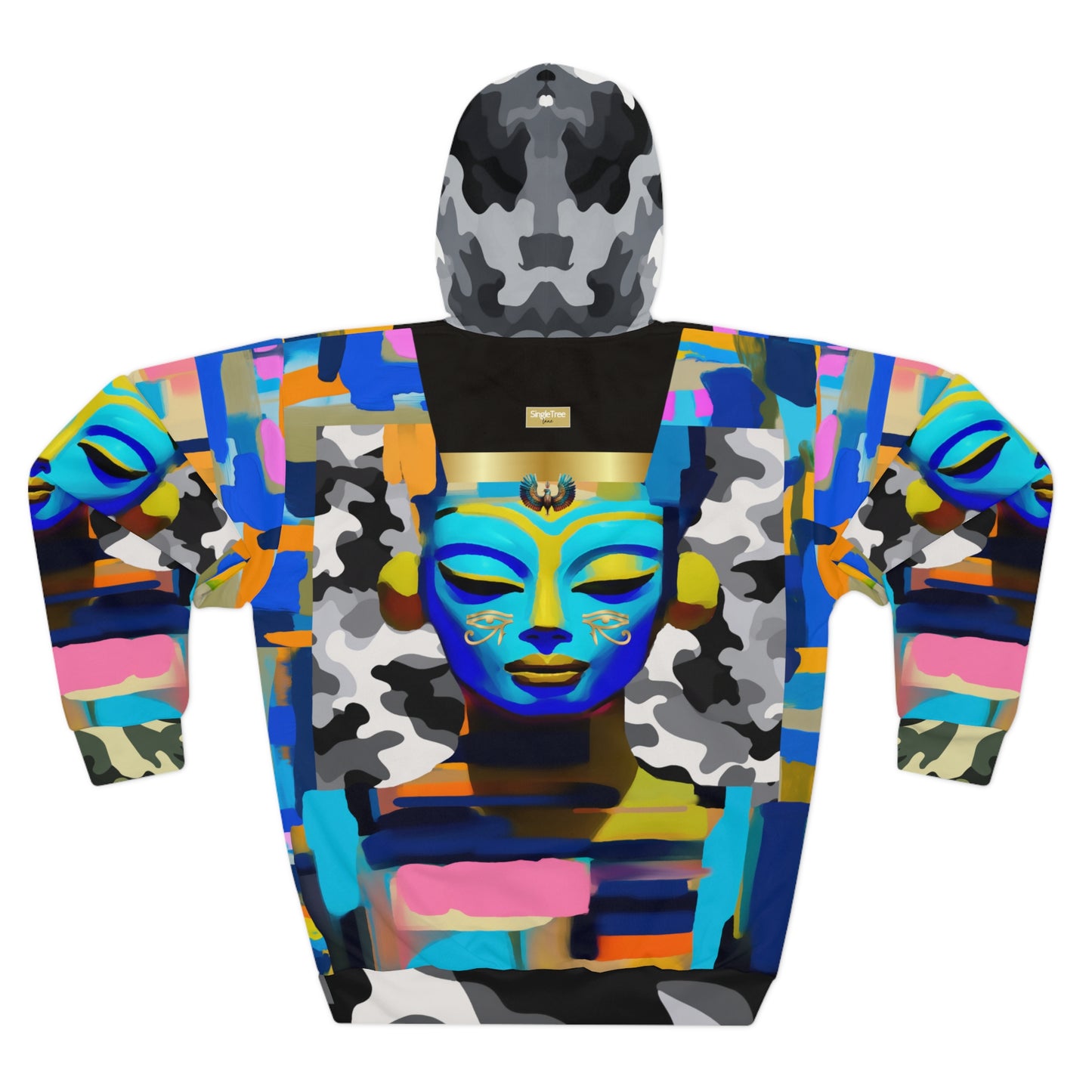 King Tut Revue Pastel Colorblock Unisex Hoodie