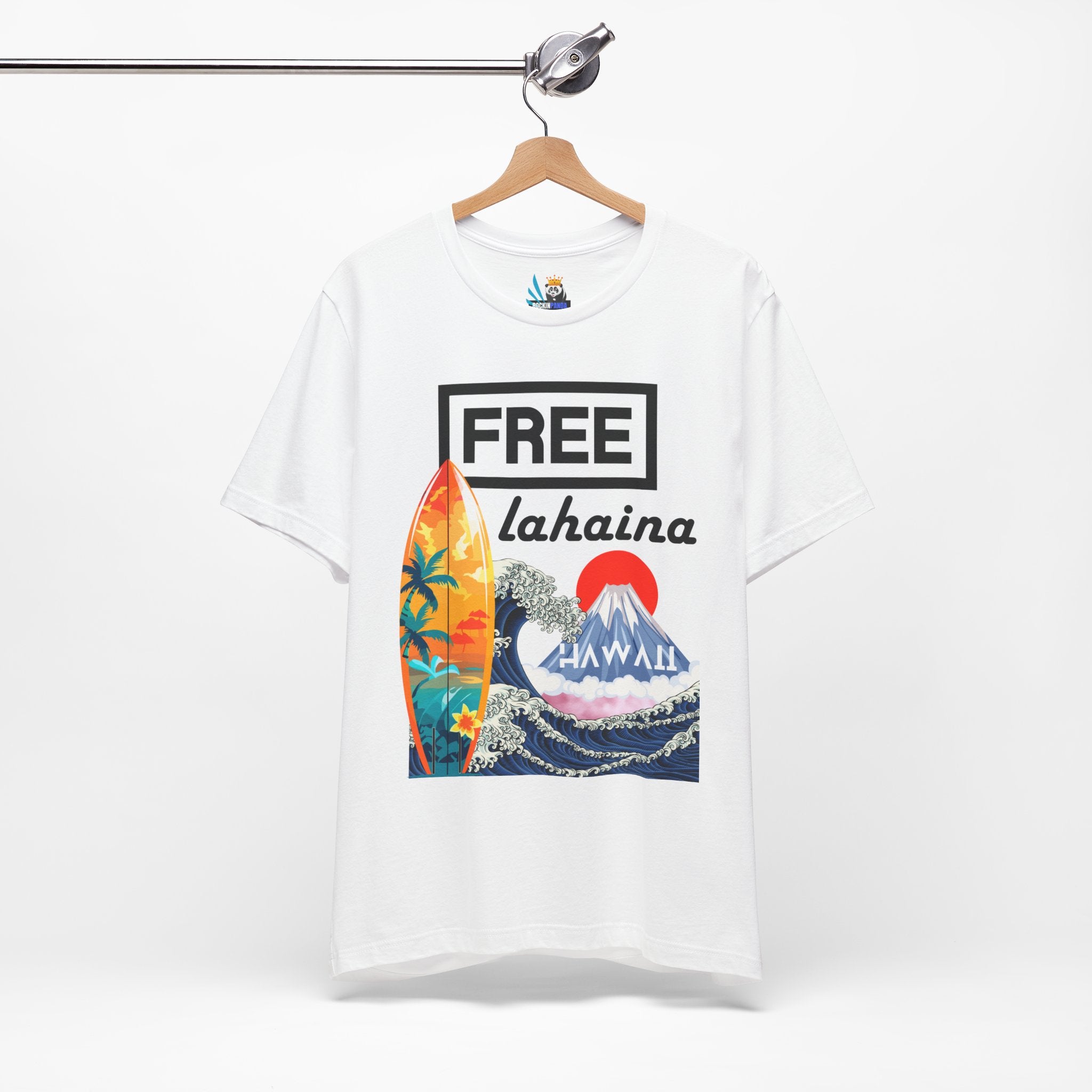 Free Lahaina Hawaii Short Sleeve Unisex Tee