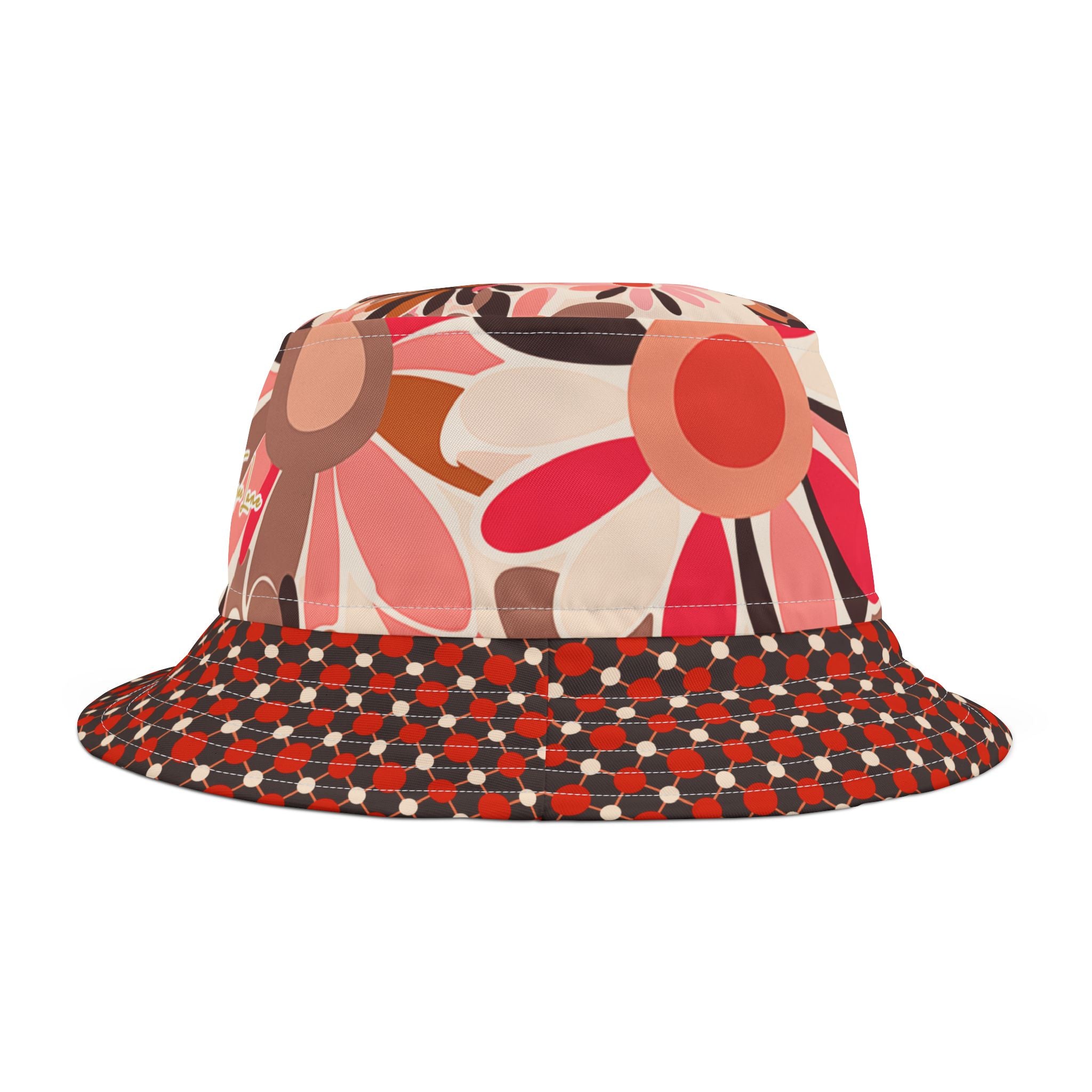 Sorbet & Spice Flower Power Vibrant Bucket Hat