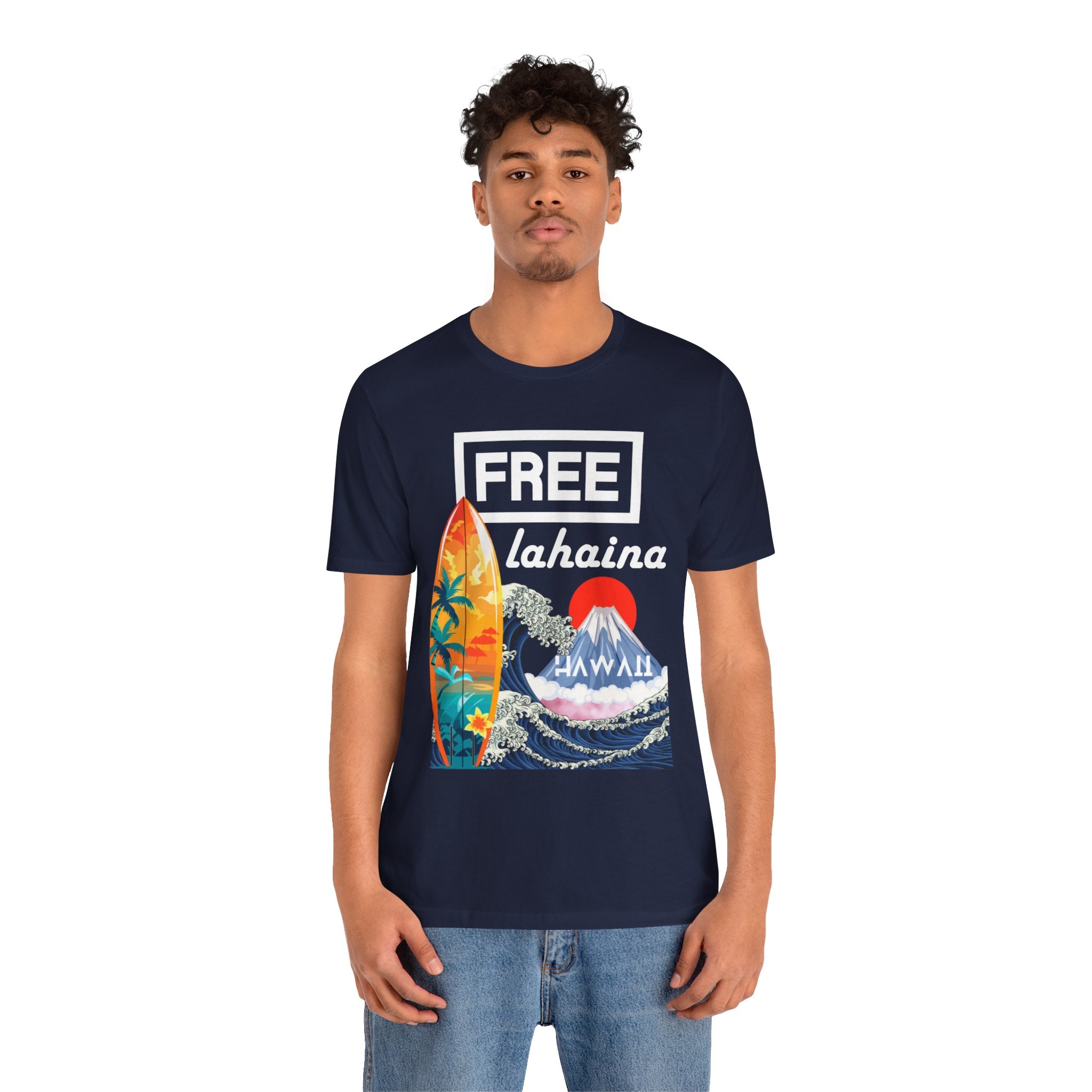 Free Lahaina Hawaii Short Sleeve Unisex Tee