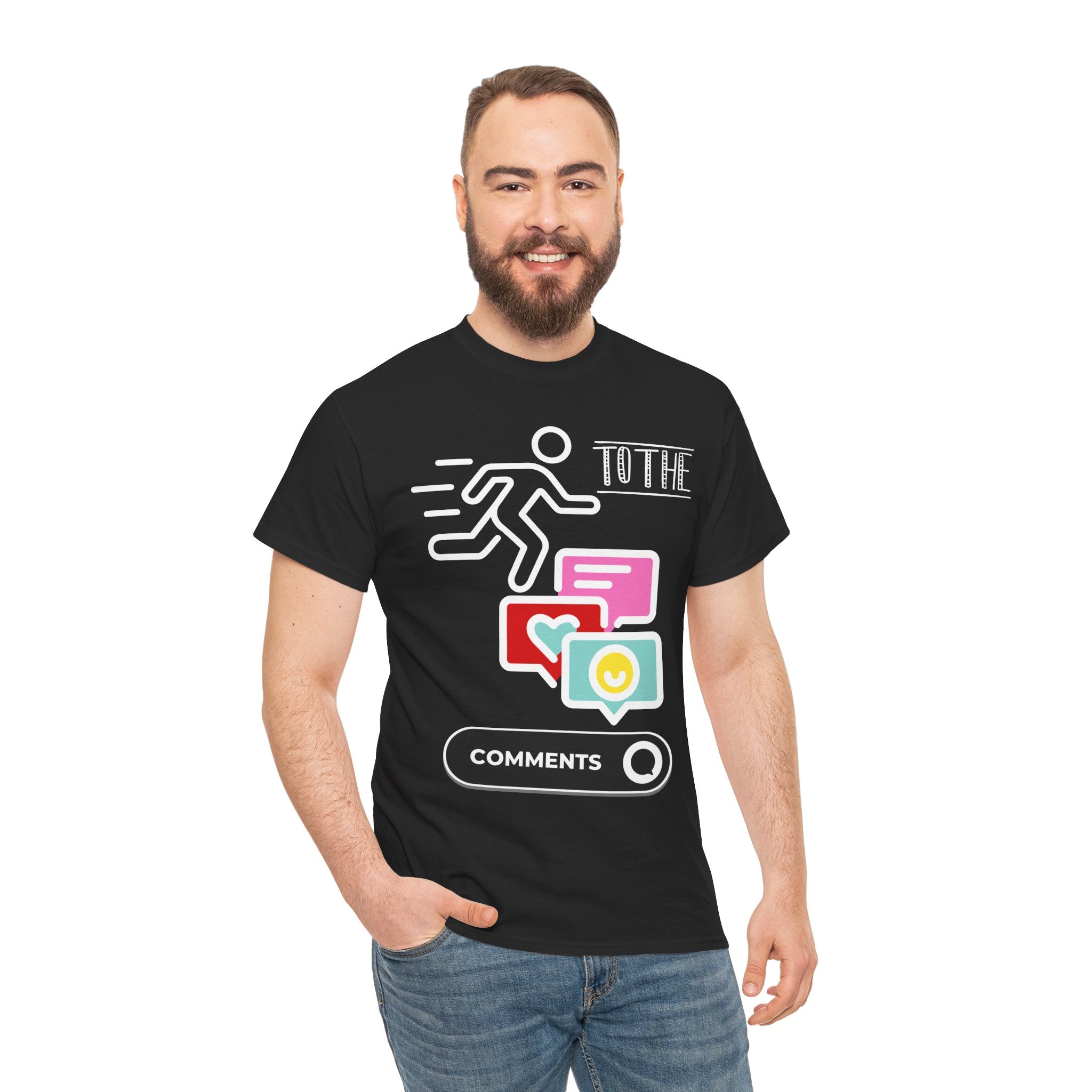 Straight to the Comments Heavyweight Unisex Tee
