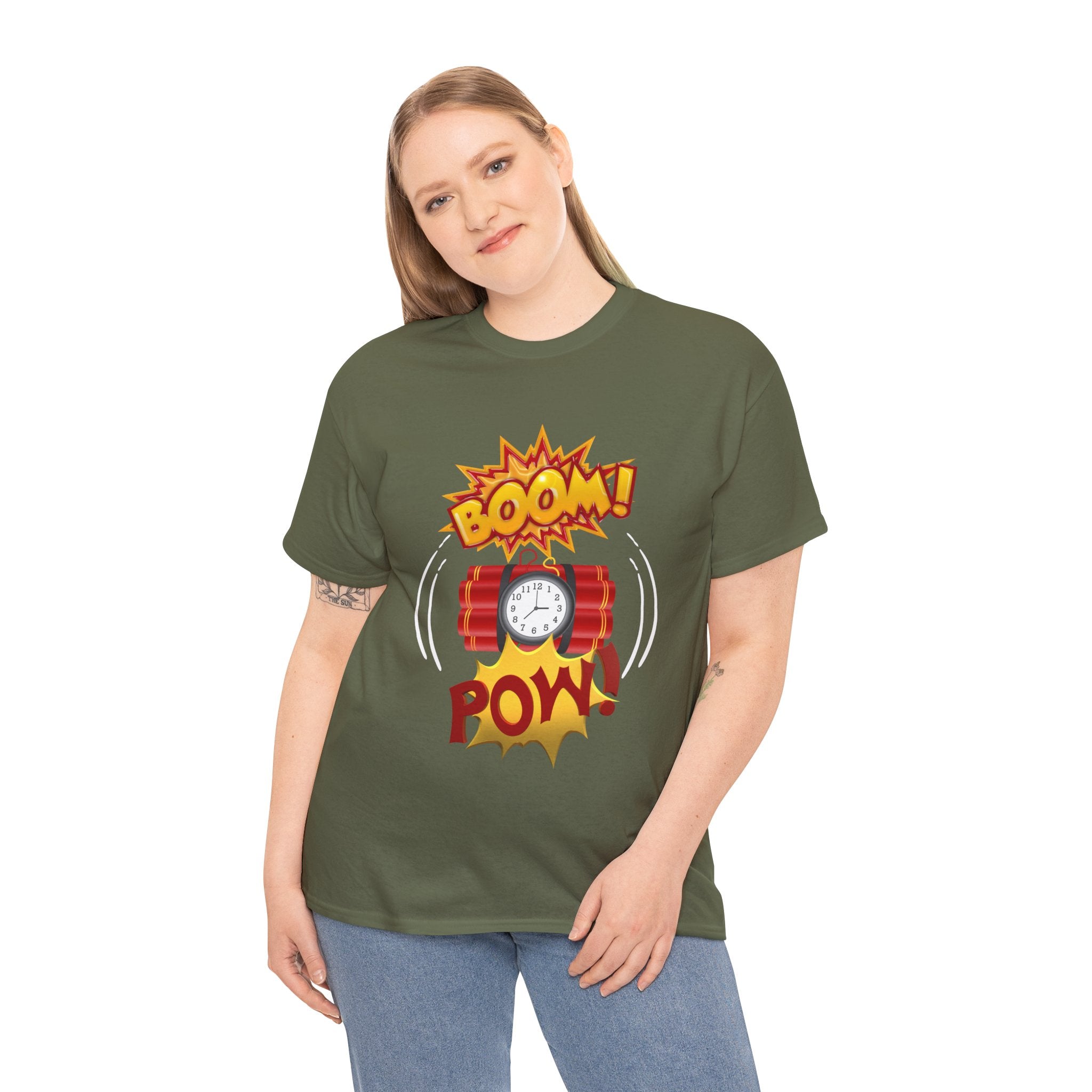 Boom Boom POW Heavyweight Unisex Tee