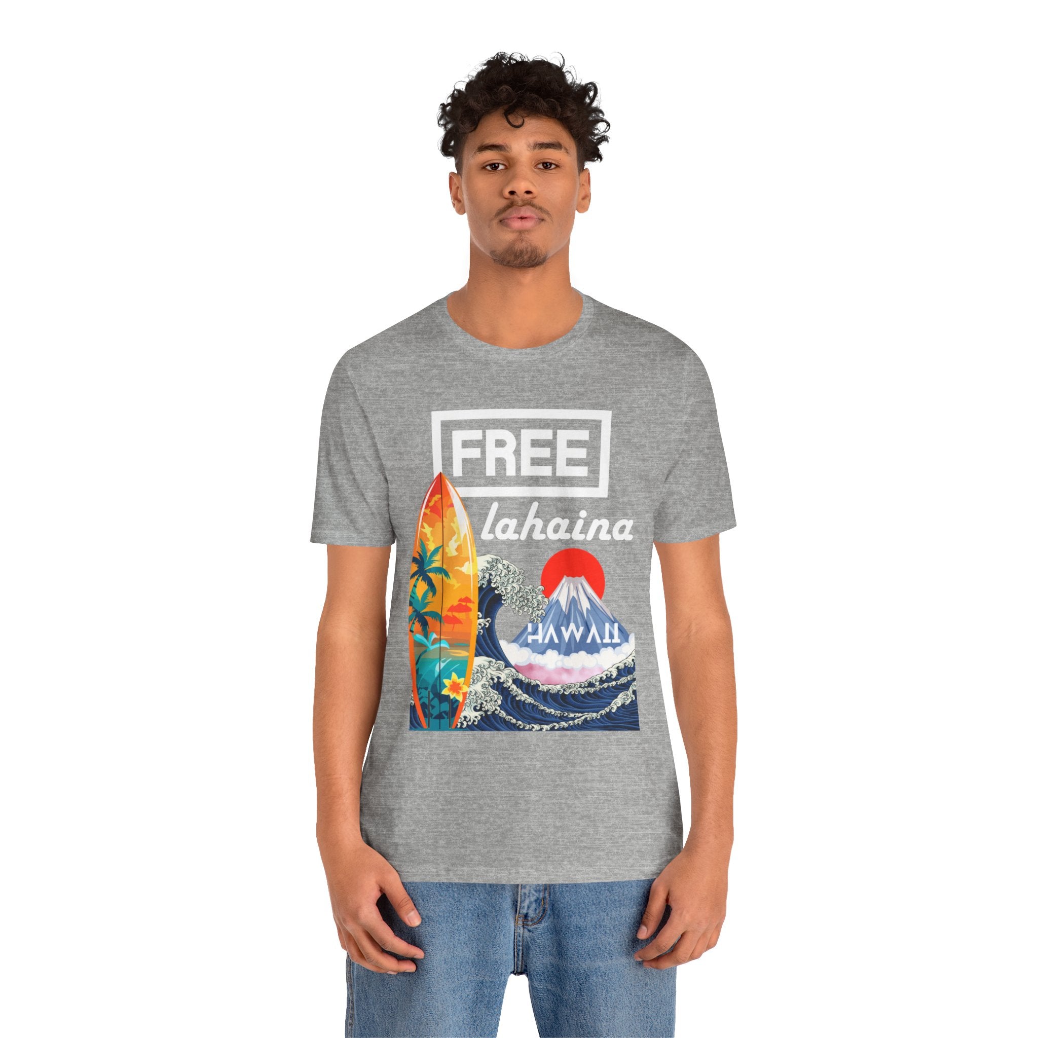 Free Lahaina Hawaii Short Sleeve Unisex Tee