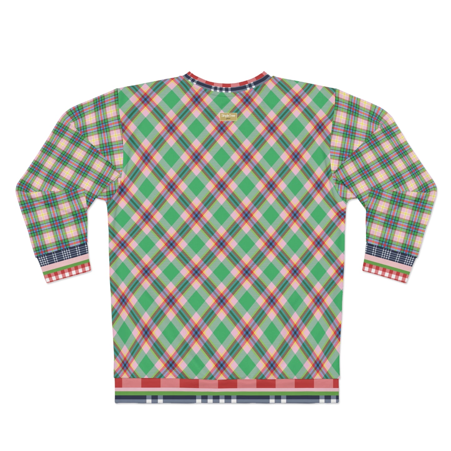 THS Peppermint Pink Wheat Wreath Badge Unisex Sweatshirt