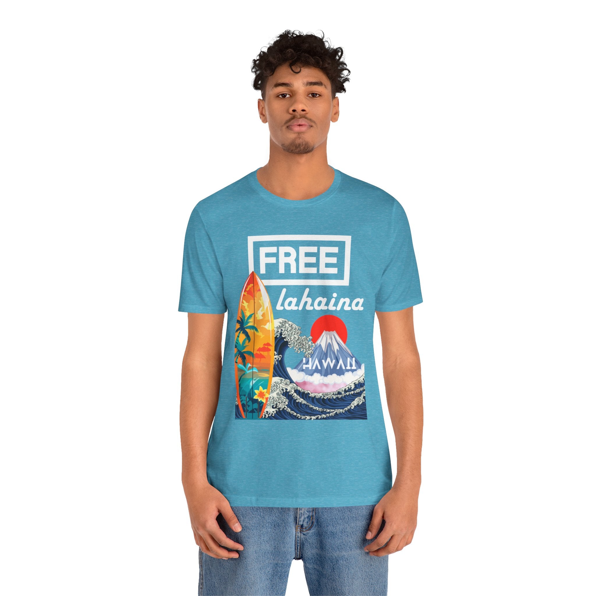 Free Lahaina Hawaii Short Sleeve Unisex Tee