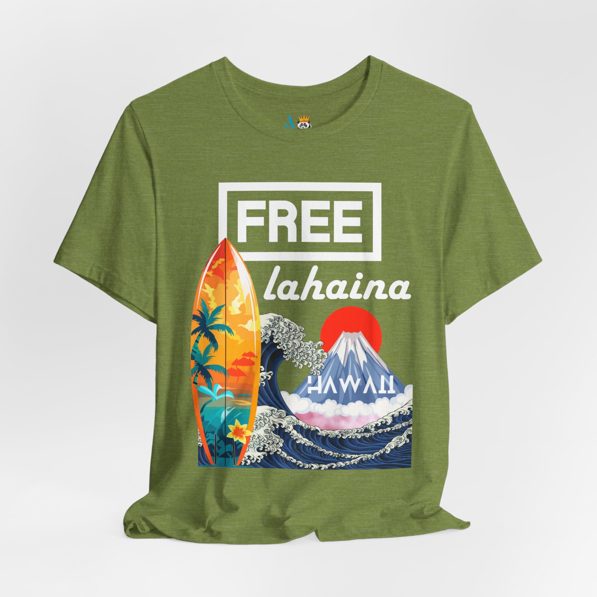 Free Lahaina Hawaii Short Sleeve Unisex Tee