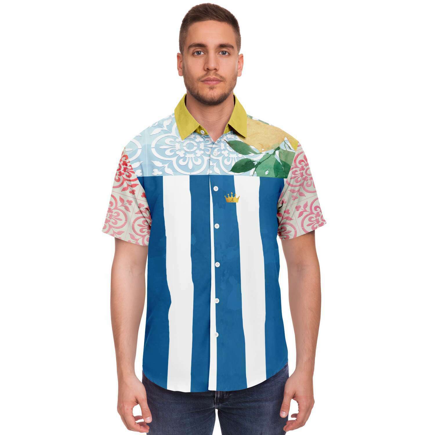 Lemony-Fresh S/S Button Down Shirt