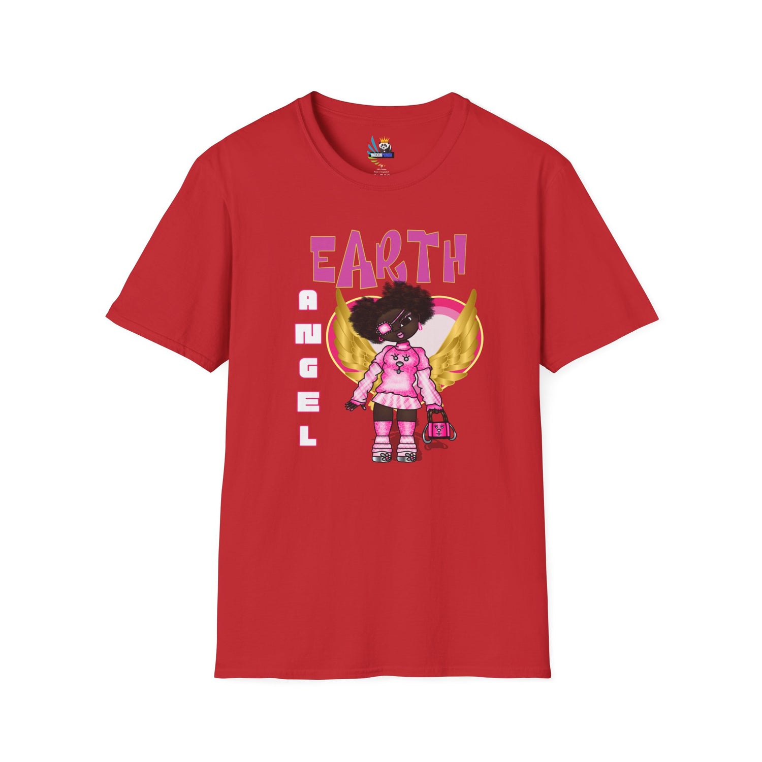 Earth Angel Natural Hair Unisex Softstyle T-Shirt