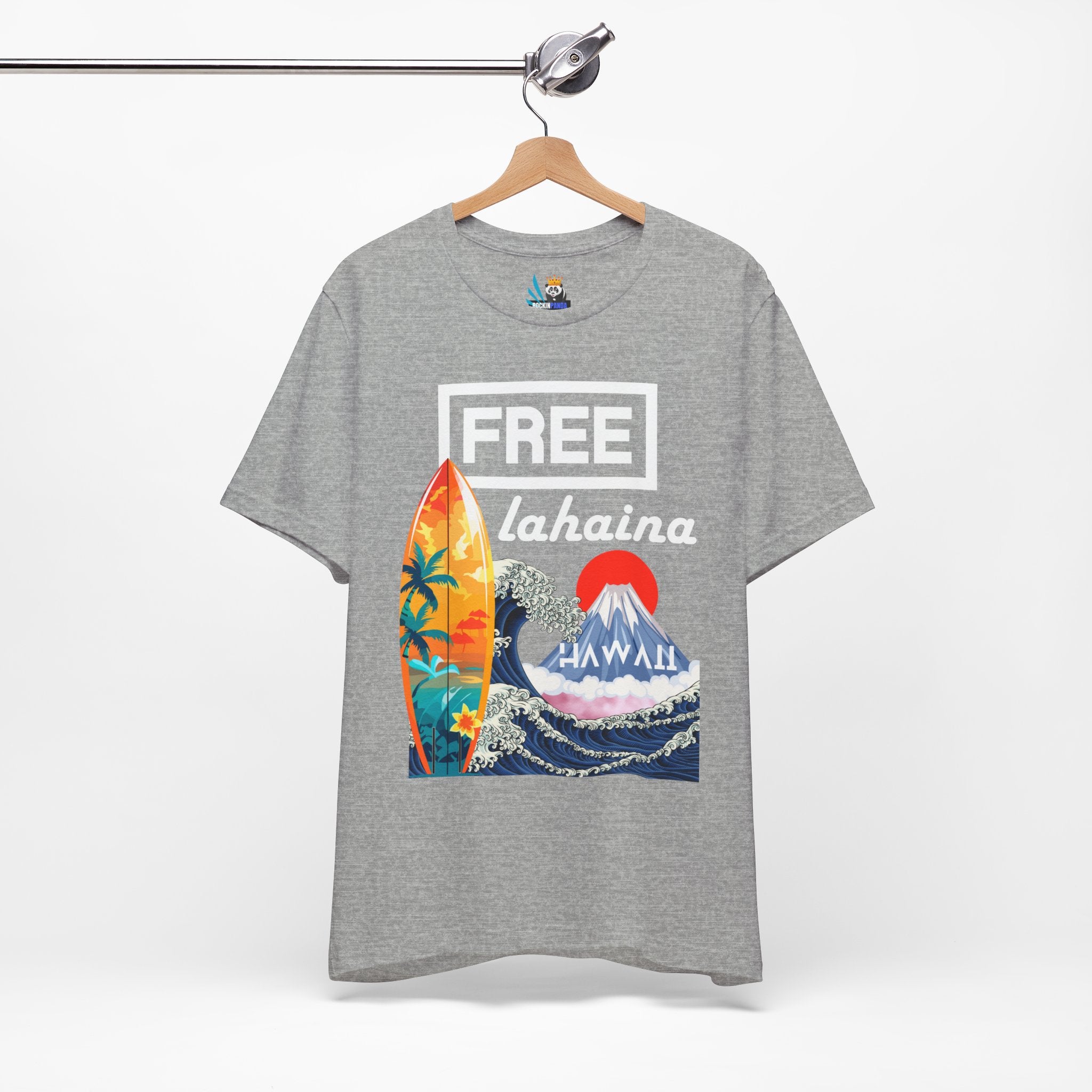 Free Lahaina Hawaii Short Sleeve Unisex Tee