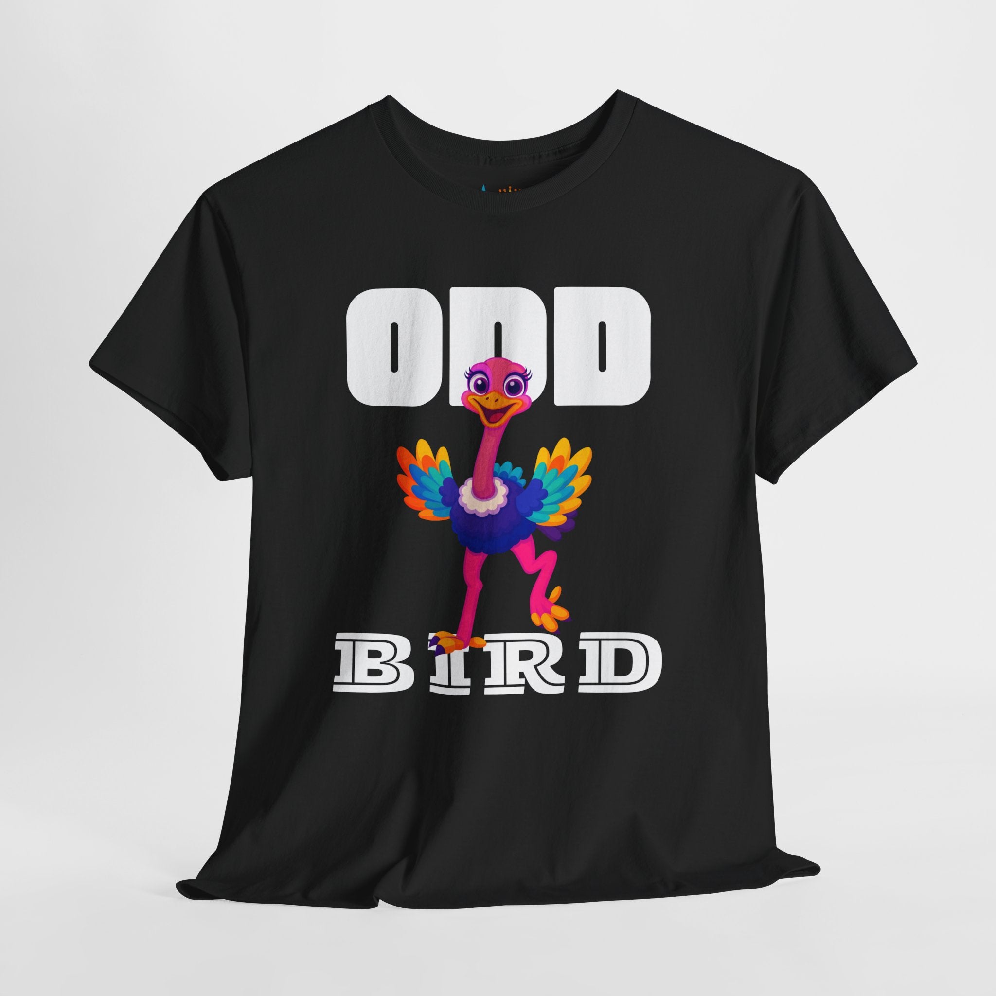 Colorful Odd Bird Heavyweight Unisex Tee