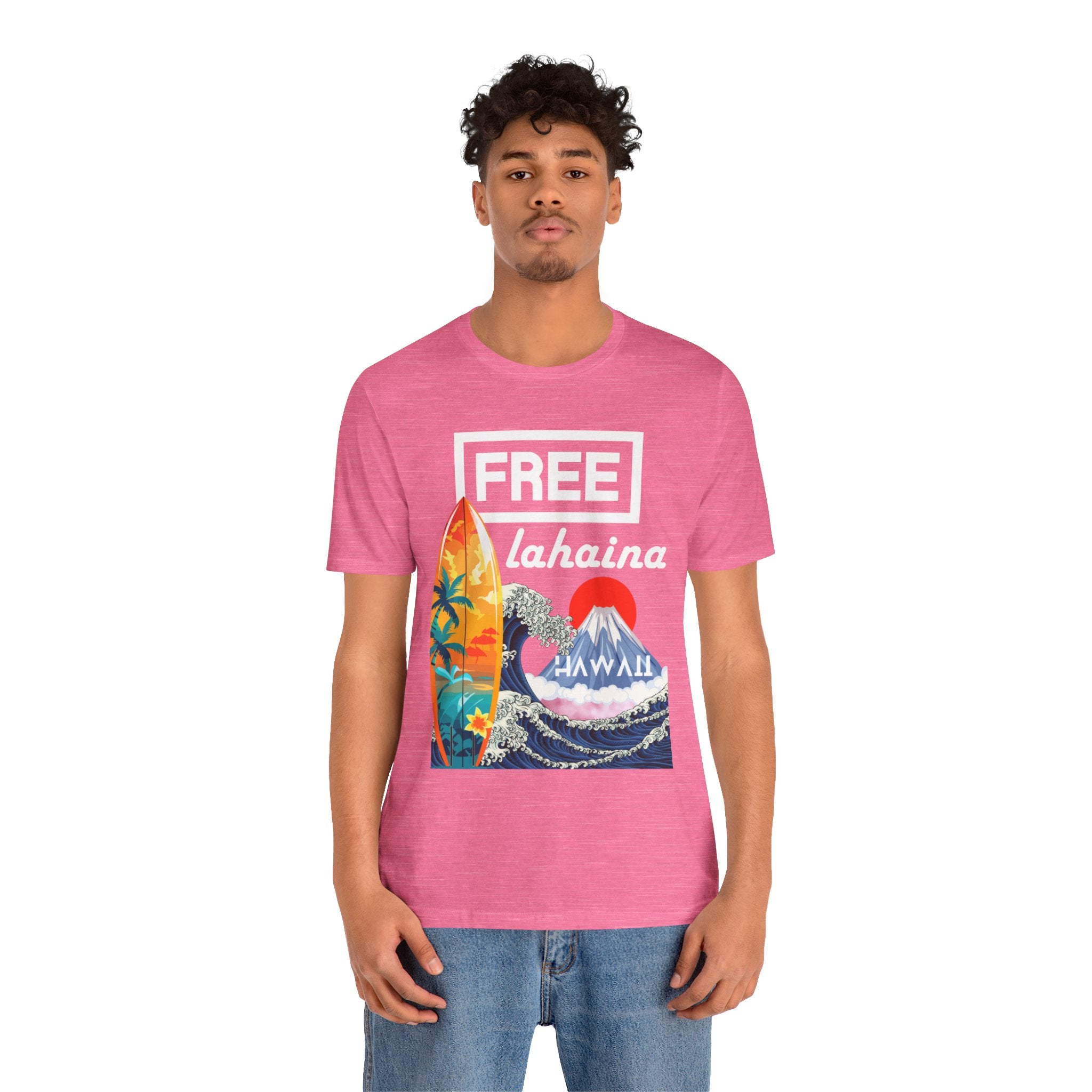 Free Lahaina Hawaii Short Sleeve Unisex Tee