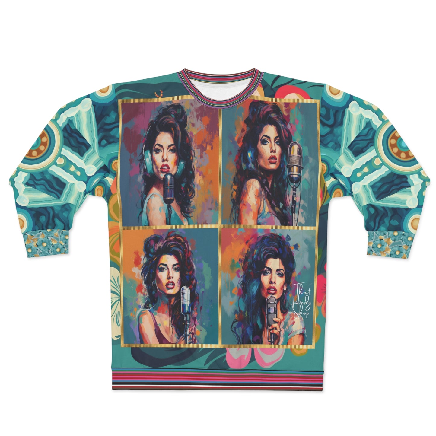 The Studio Singer Colorblock Quadriptych Unisex Sweatshirt