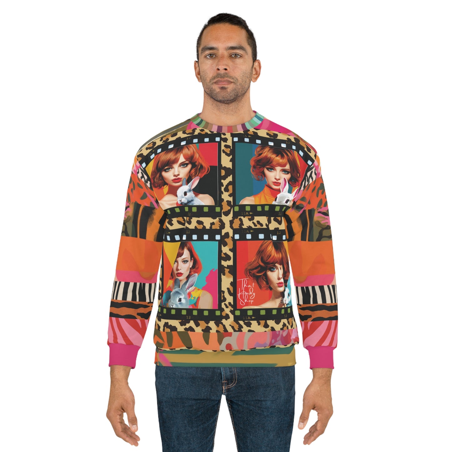 A Little Coquettish Fiend Filmstrip Unisex Sweatshirt