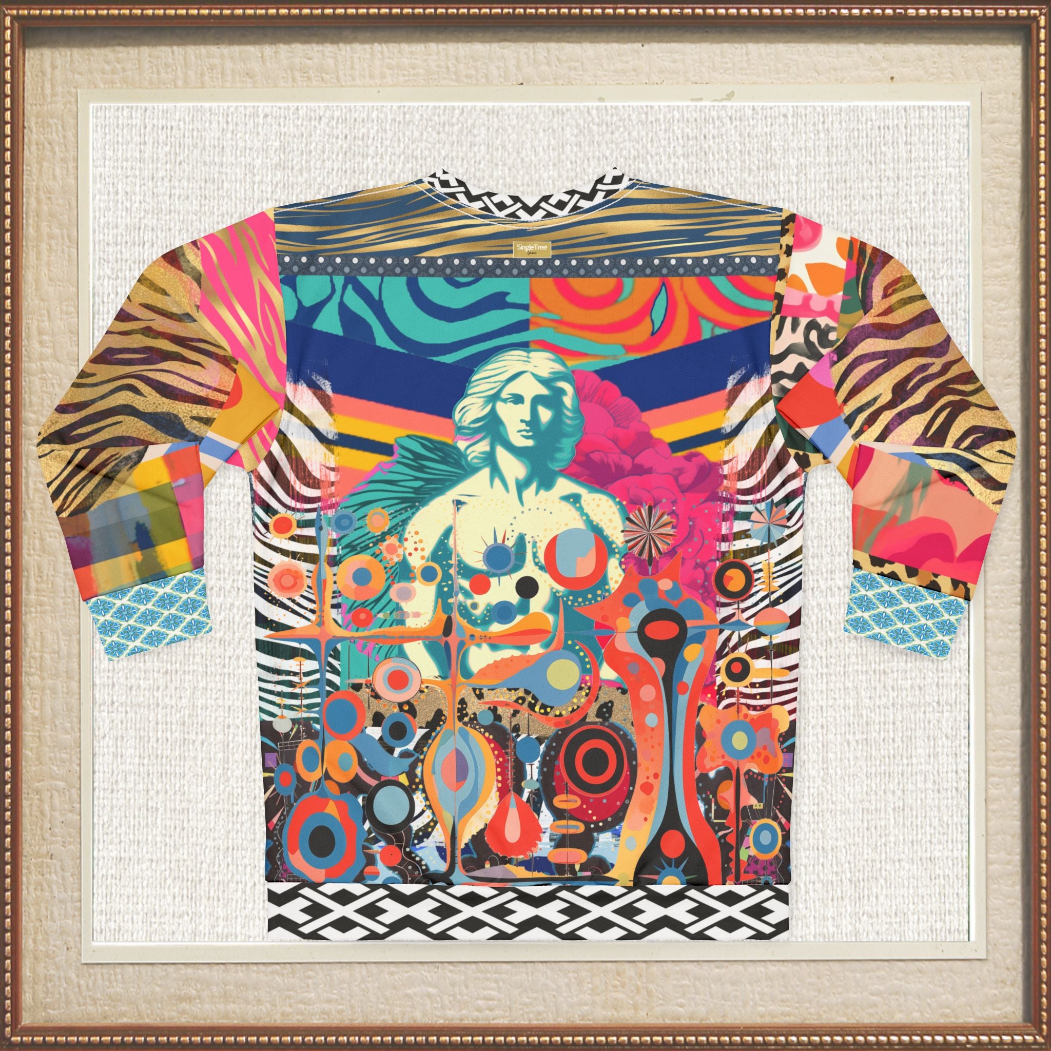 Angel on a Rampage Pop Art Unisex Sweatshirt (Gold Label)