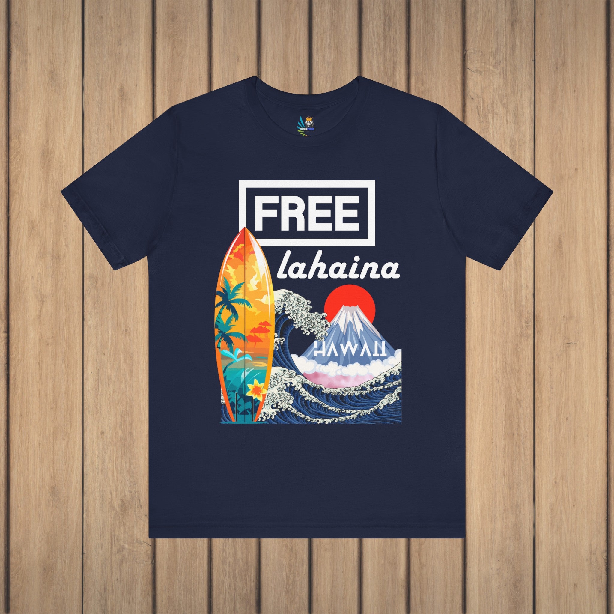 Free Lahaina Hawaii Short Sleeve Unisex Tee