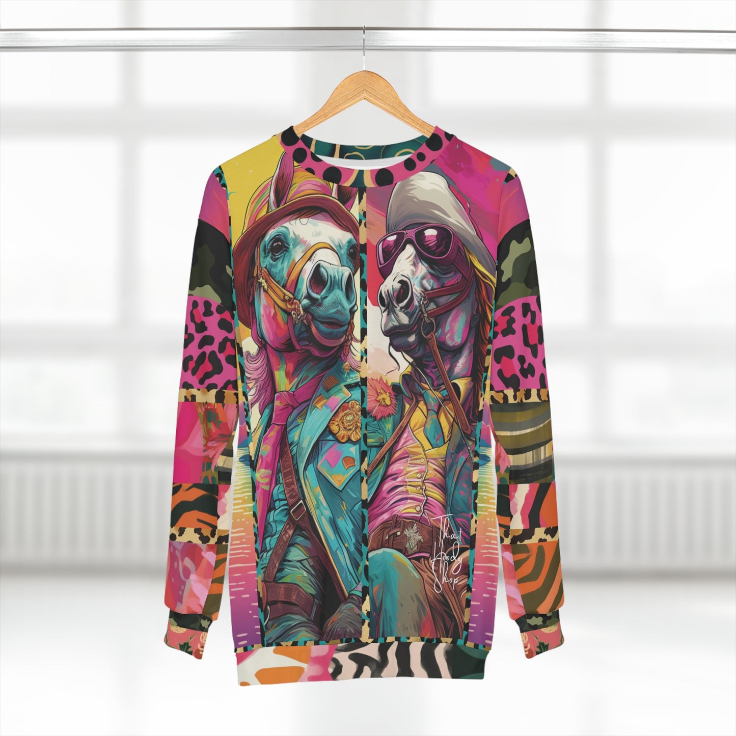 Clifford & Sam Intergalactic Horse Cowboys Unisex Sweatshirt