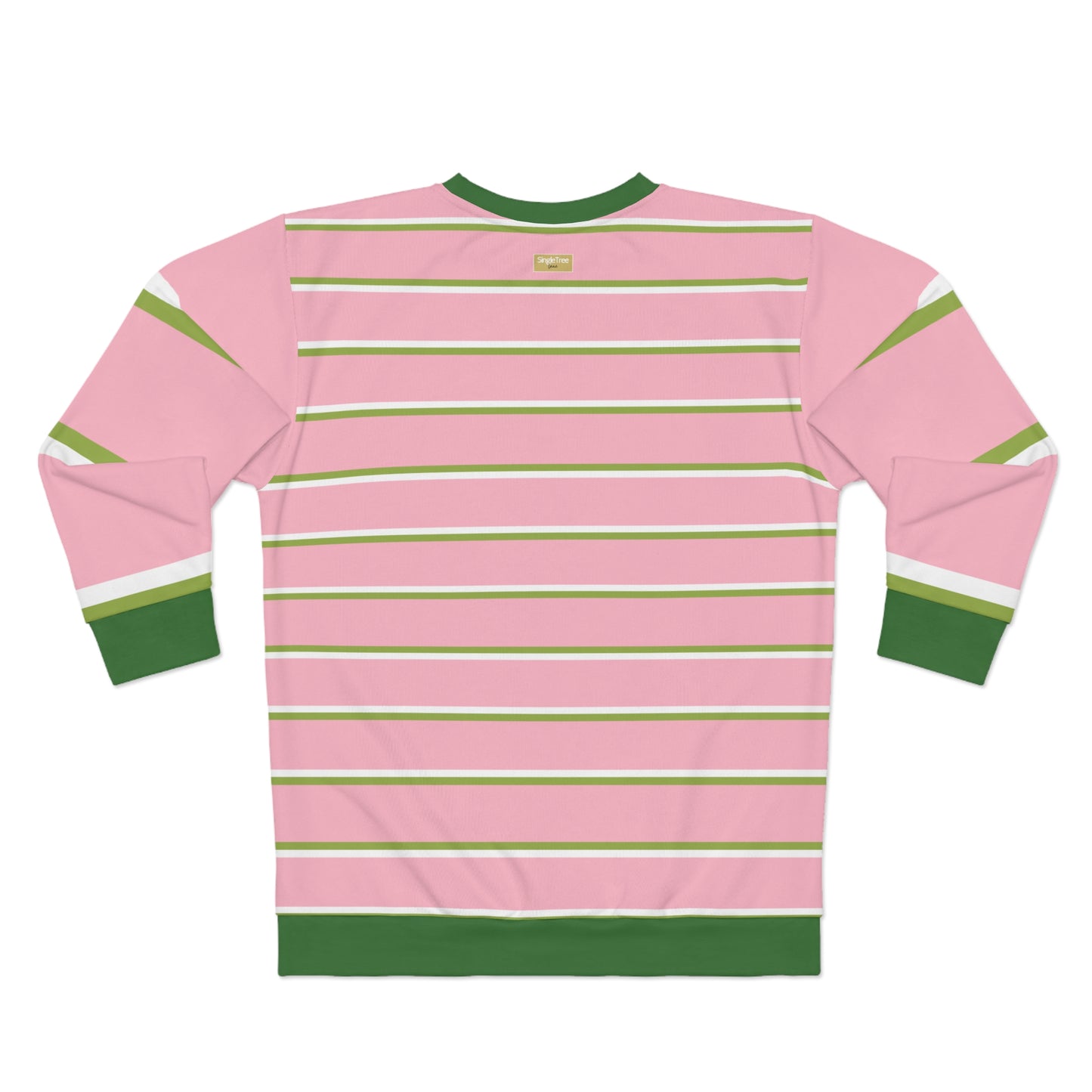 76 Gator Pink Rugby Stripe Unisex Sweatshirt