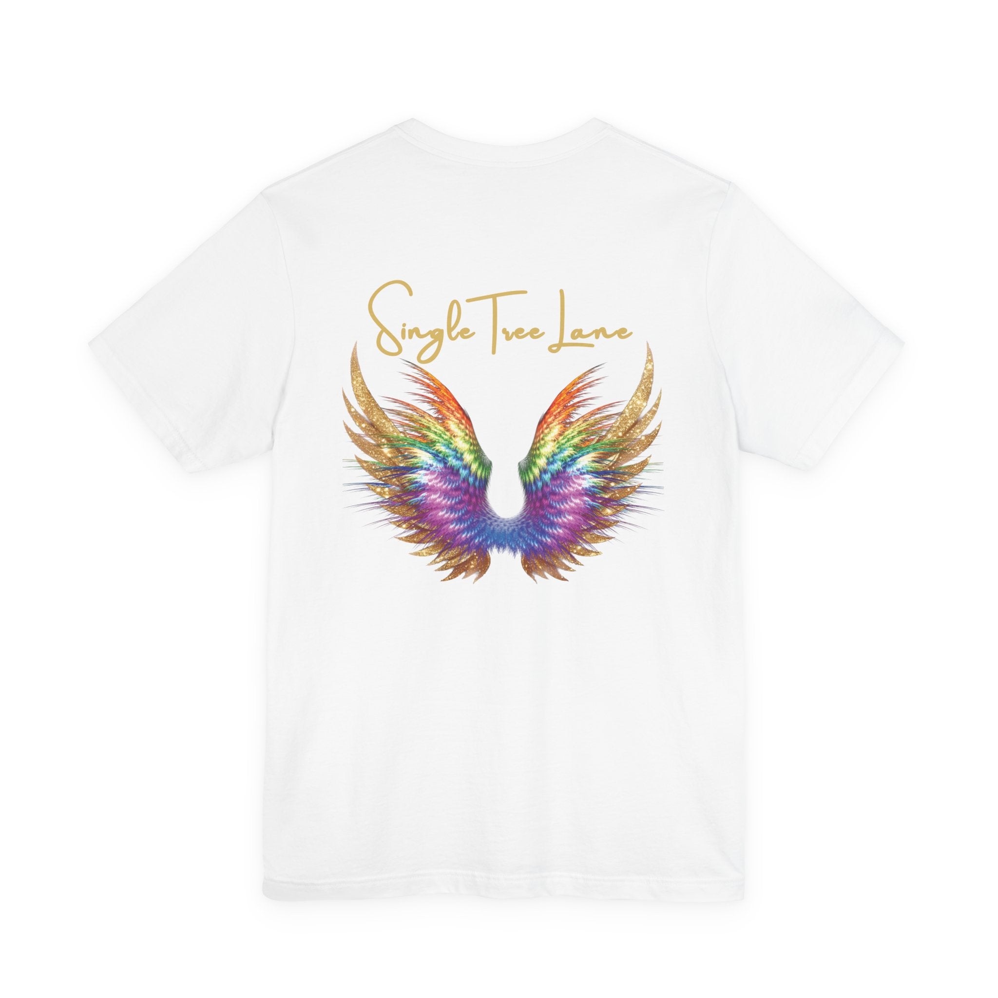I am Love Angel Wings Short Sleeve Tee